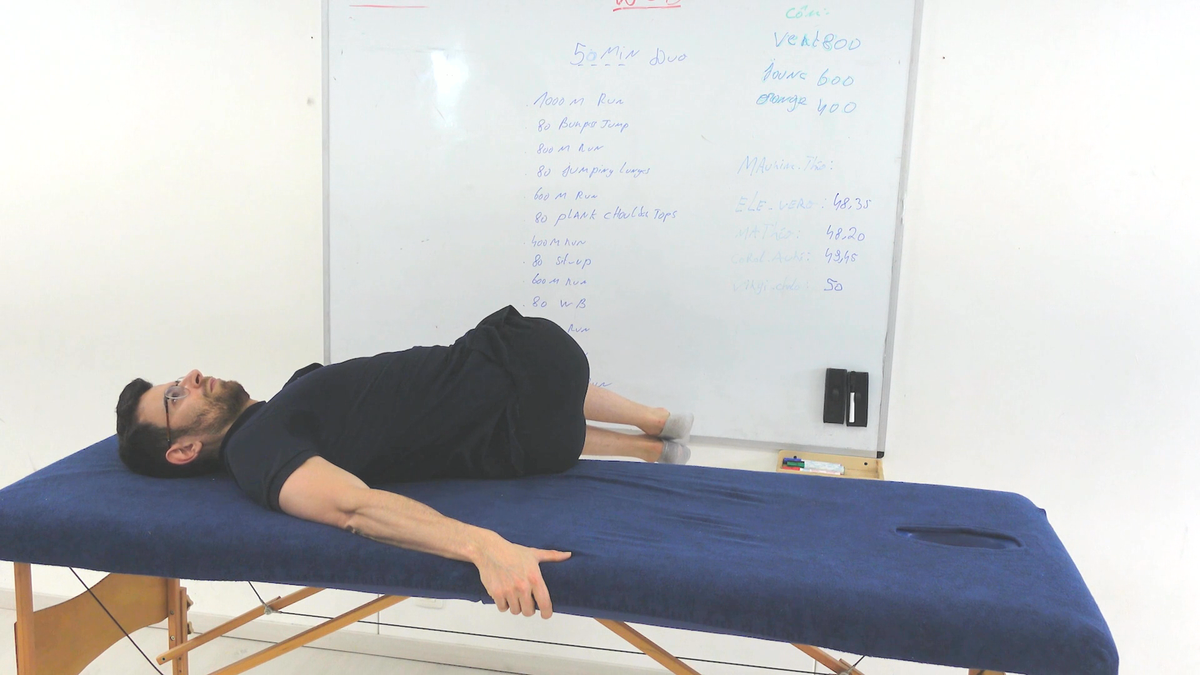 Lower Back Rotation at the Edge of the Bed