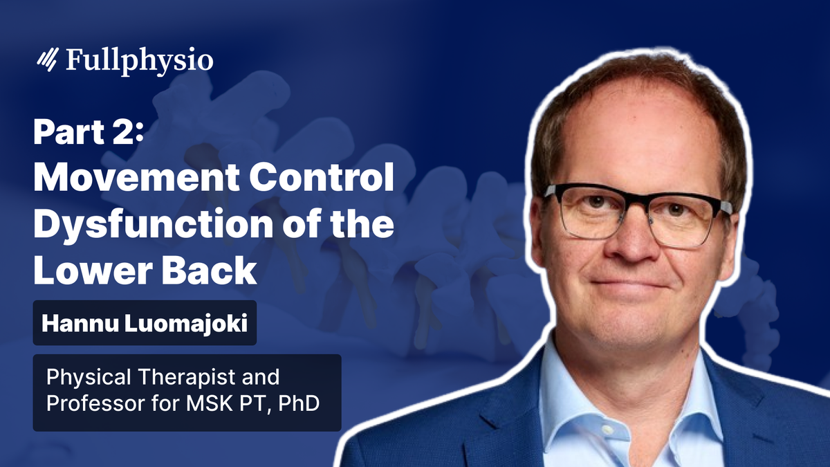 [2/2] Movement Control Dysfunction of the Lower Back