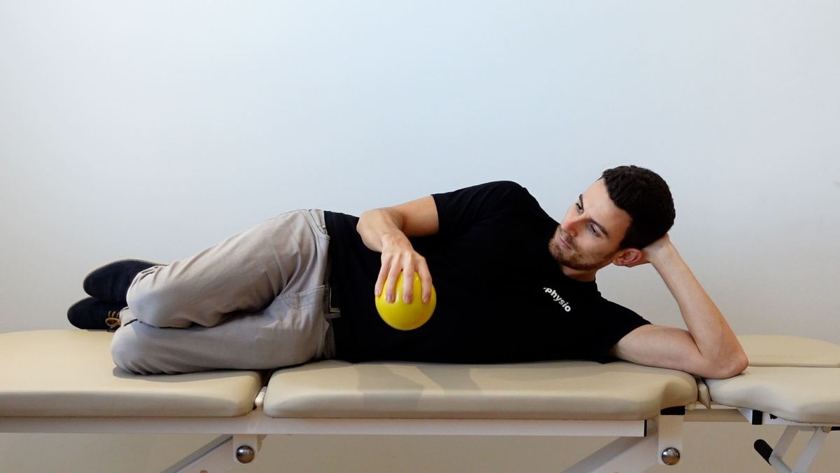 Travail pliométrique en rotation externe d'épaule
