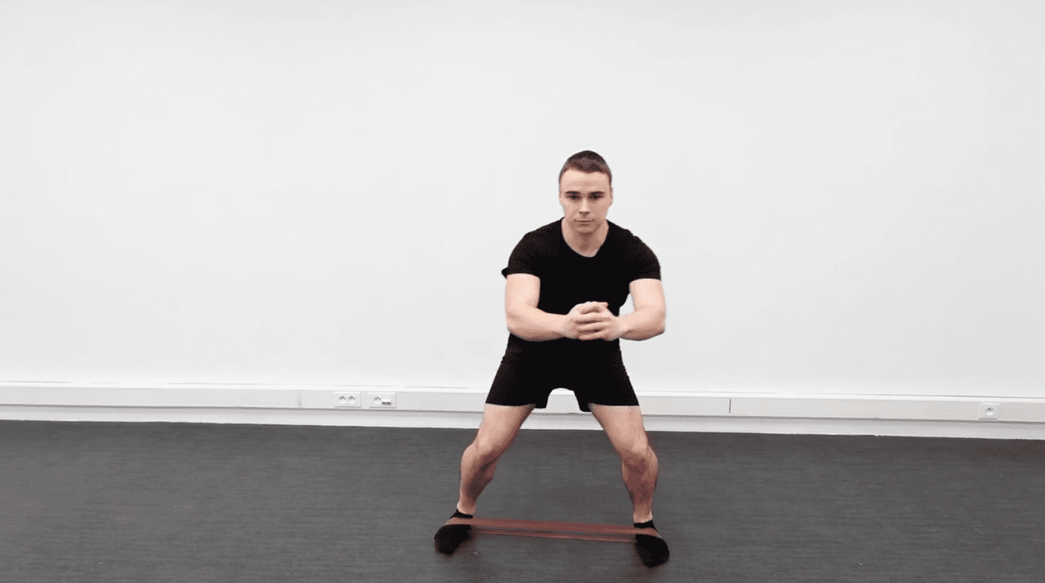 Side Steps With Resistance Band Around Your Feet, view 2
