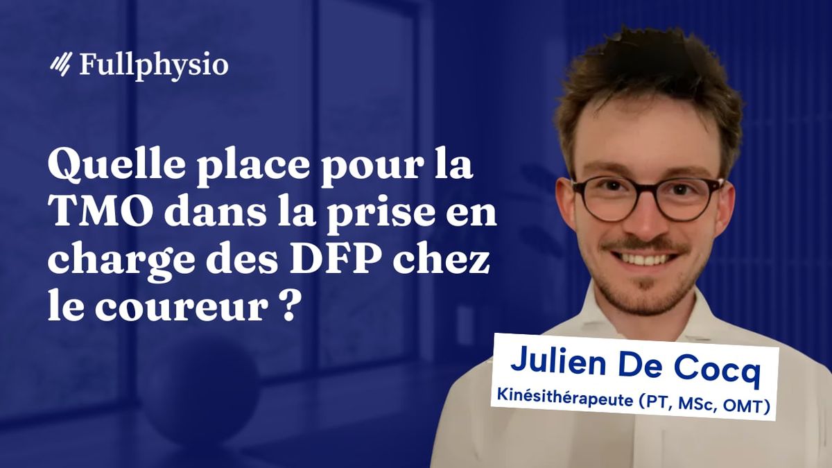 Quelle place pour la TMO dans la prise en charge des douleurs fémoropatellaires chez le coureur ?