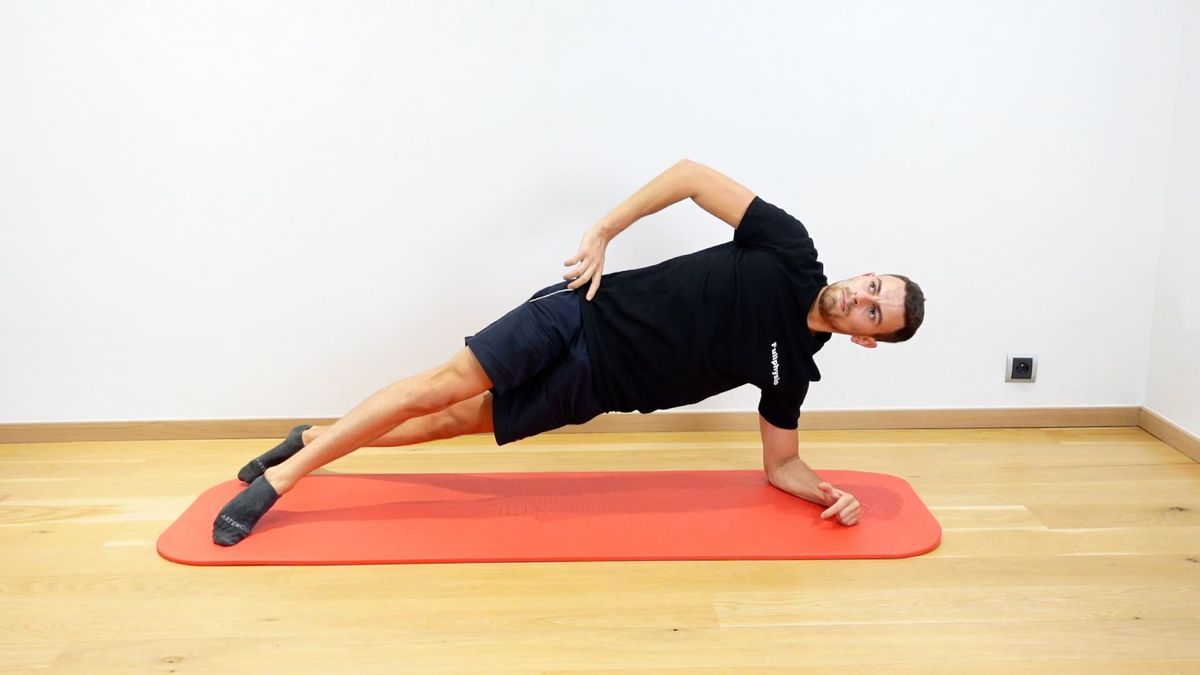 Gainage dynamique face / latéral