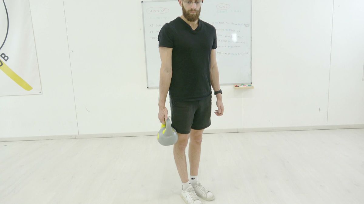 Renforcement fléchisseurs des doigts avec kettlebell