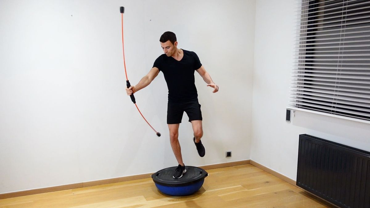 Stability on Unstable Surface With Oscillating Bar