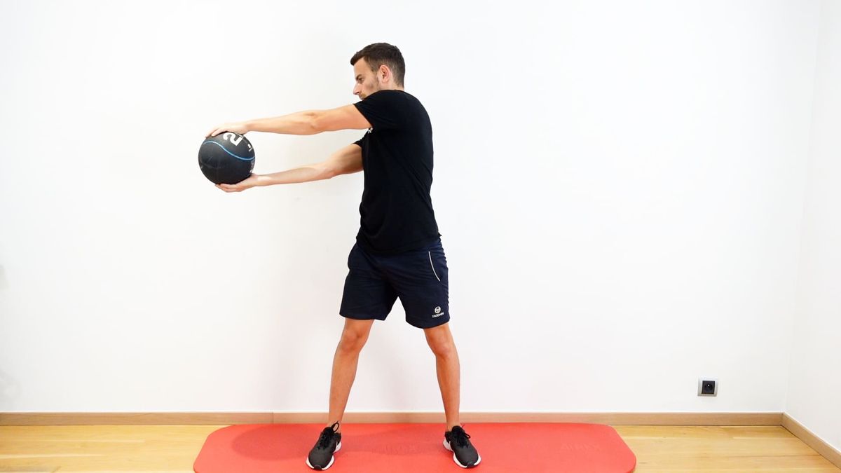 Rotation avec Medecine Ball