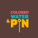 Colored Water And Pin