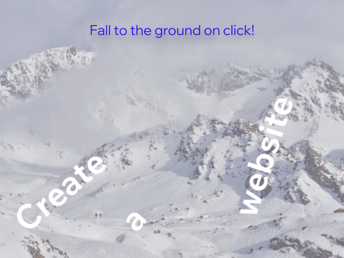 Falling Text screenshot 1