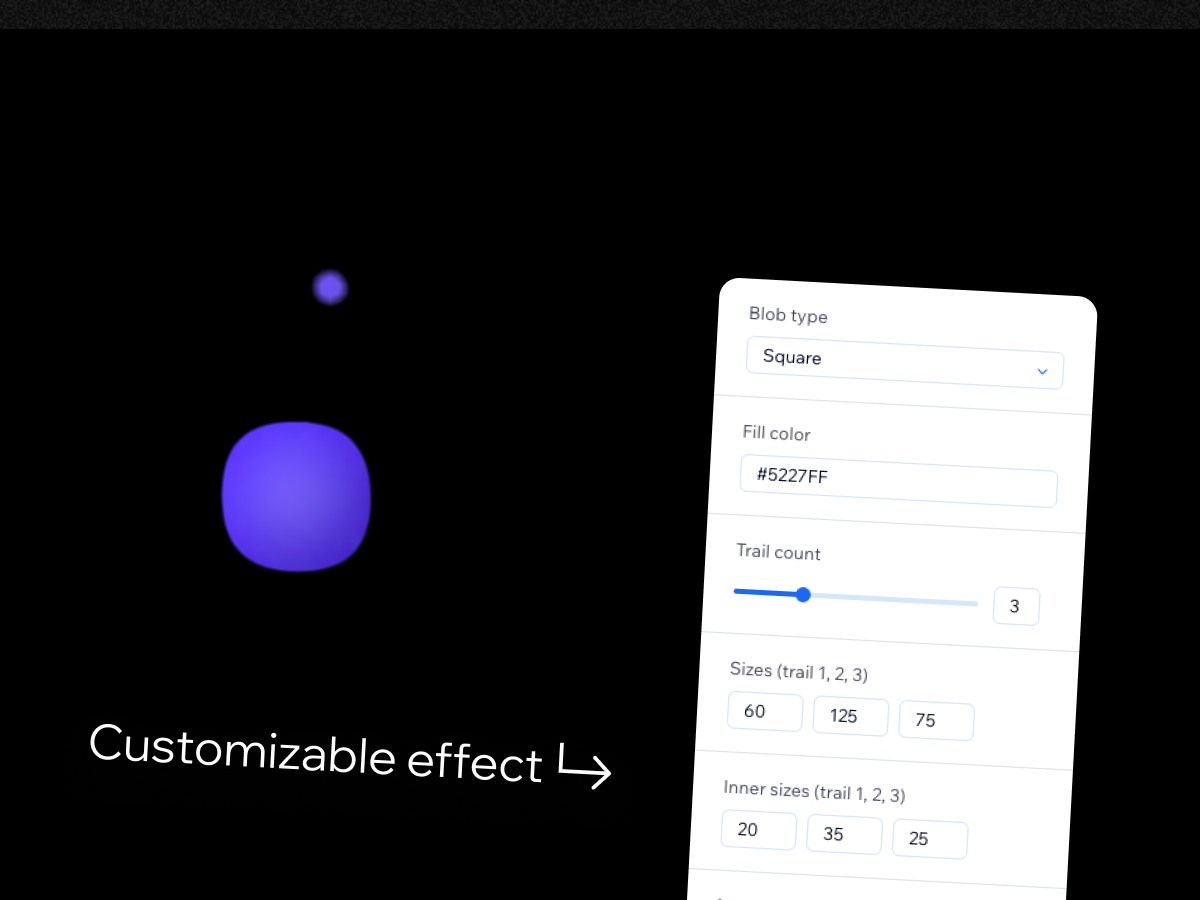 Blob Cursor screenshot 2