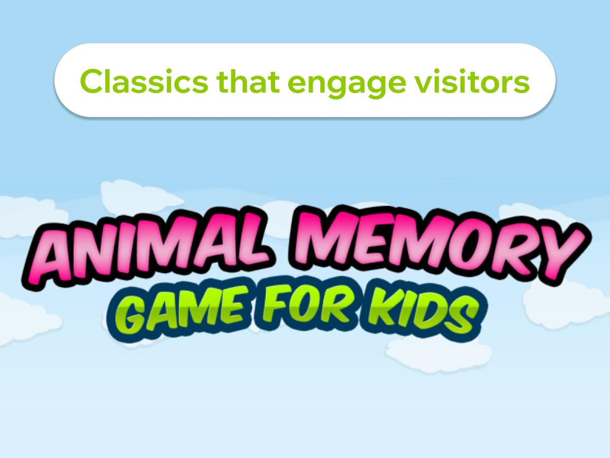 Animal Memory Game For Kids screenshot 1