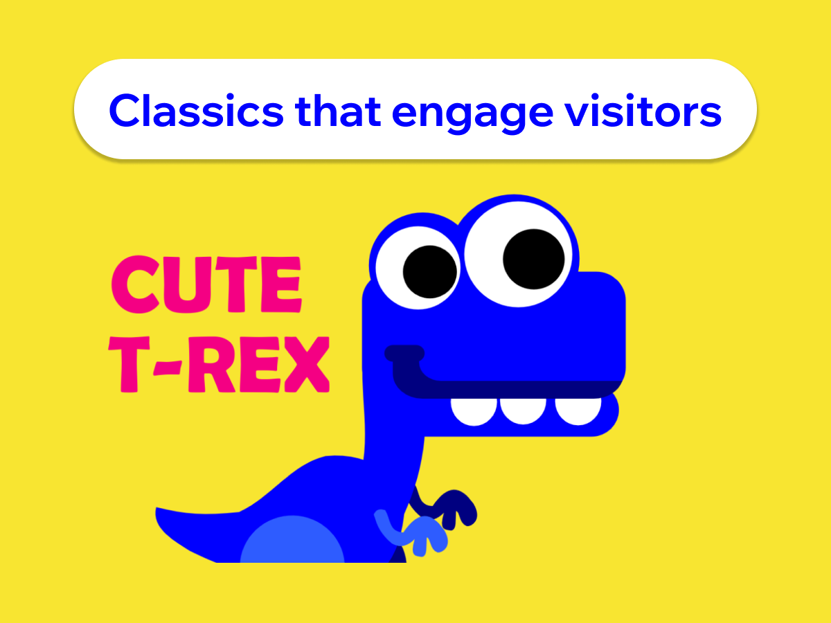Cute trex screenshot 1
