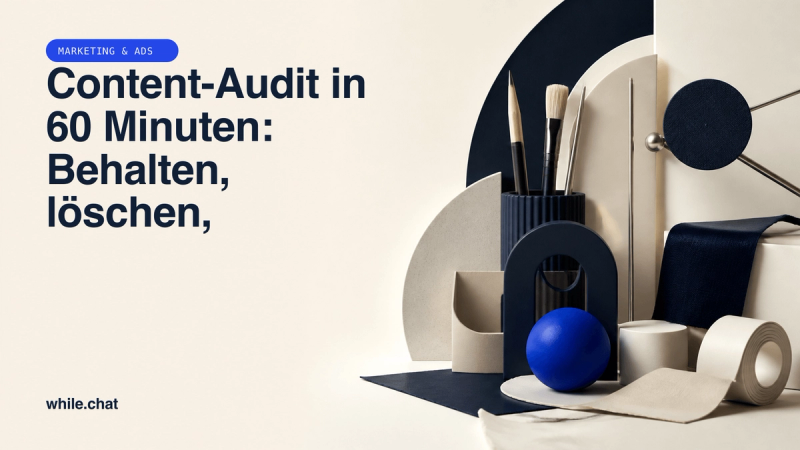 Content-Audit in 60 Minuten: Behalten, löschen,
