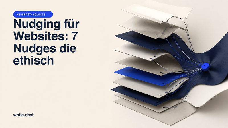 Nudging für Websites: 7 Nudges die ethisch