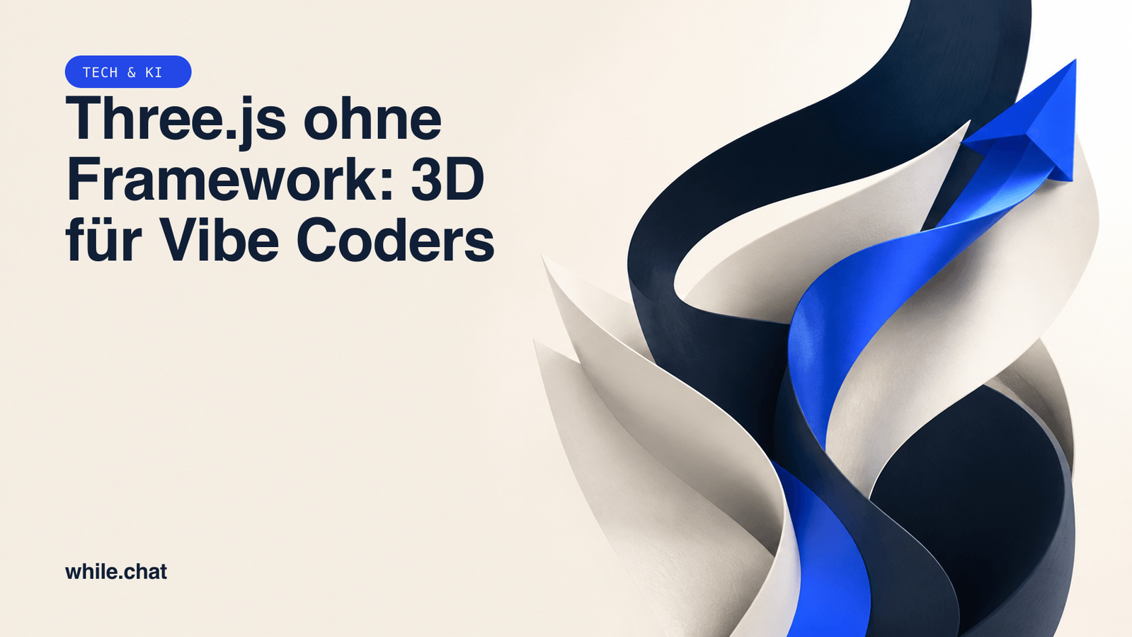 Three.js ohne Framework: 3D für Vibe Coders