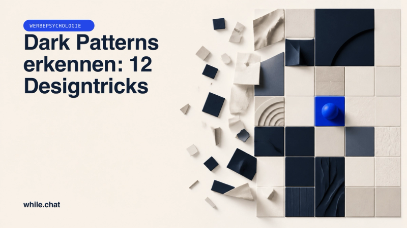 Dark Patterns erkennen: 12 Designtricks