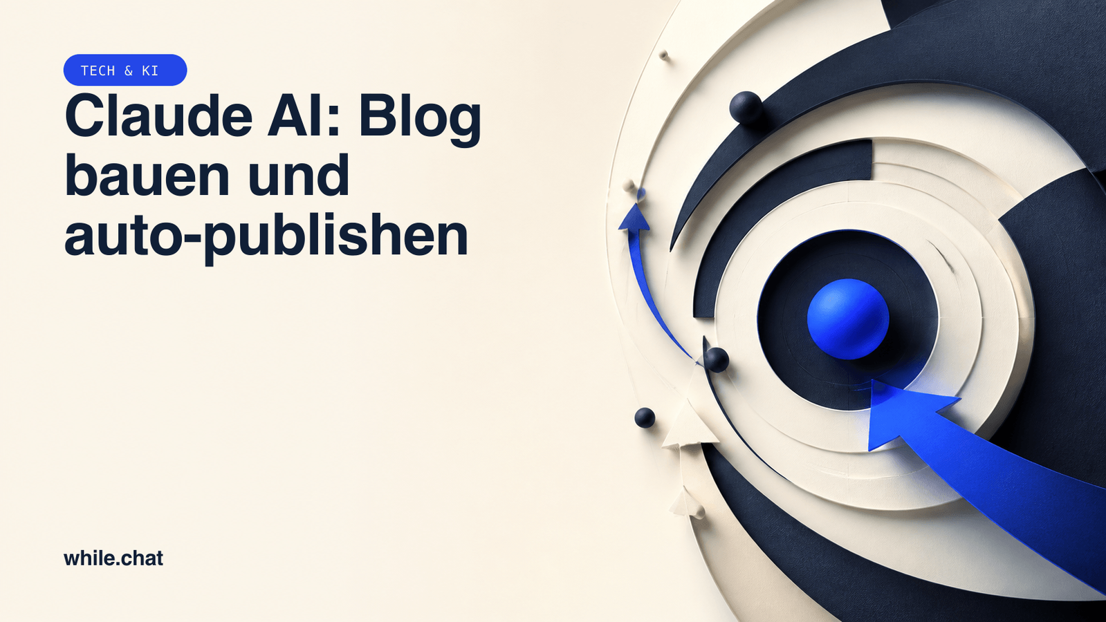 Claude AI: Blog bauen und auto-publishen