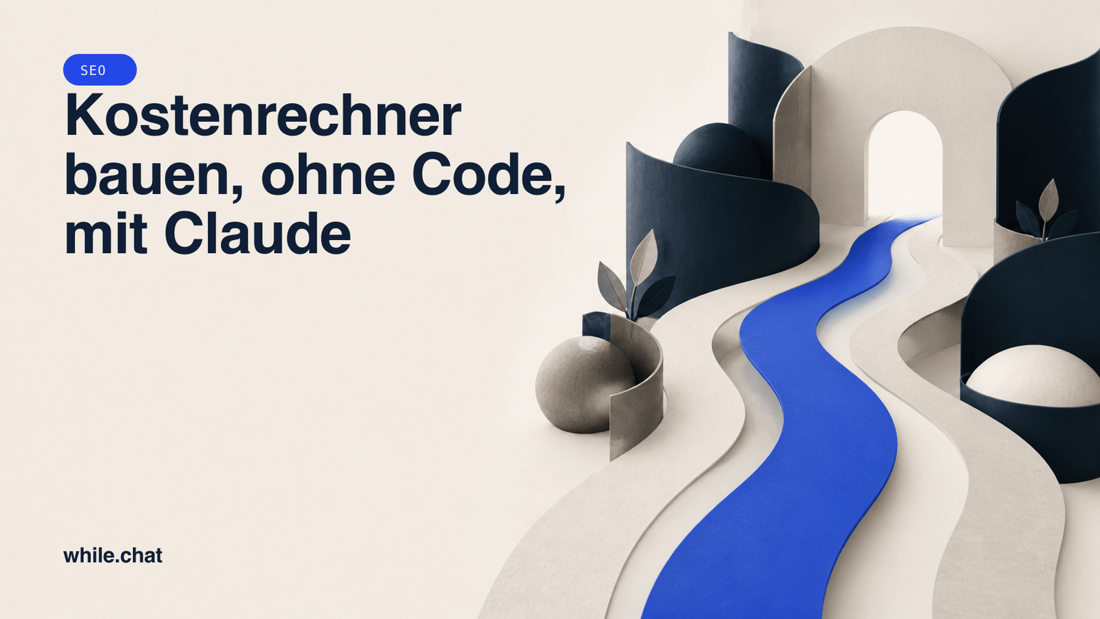 Kostenrechner bauen, ohne Code, mit Claude