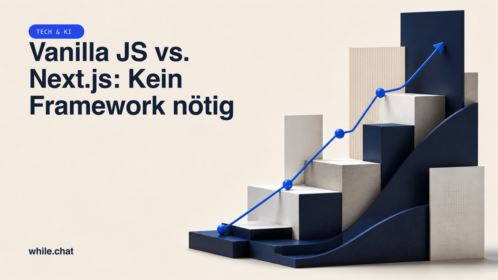 Vanilla JS vs. Next.js: Kein Framework nötig