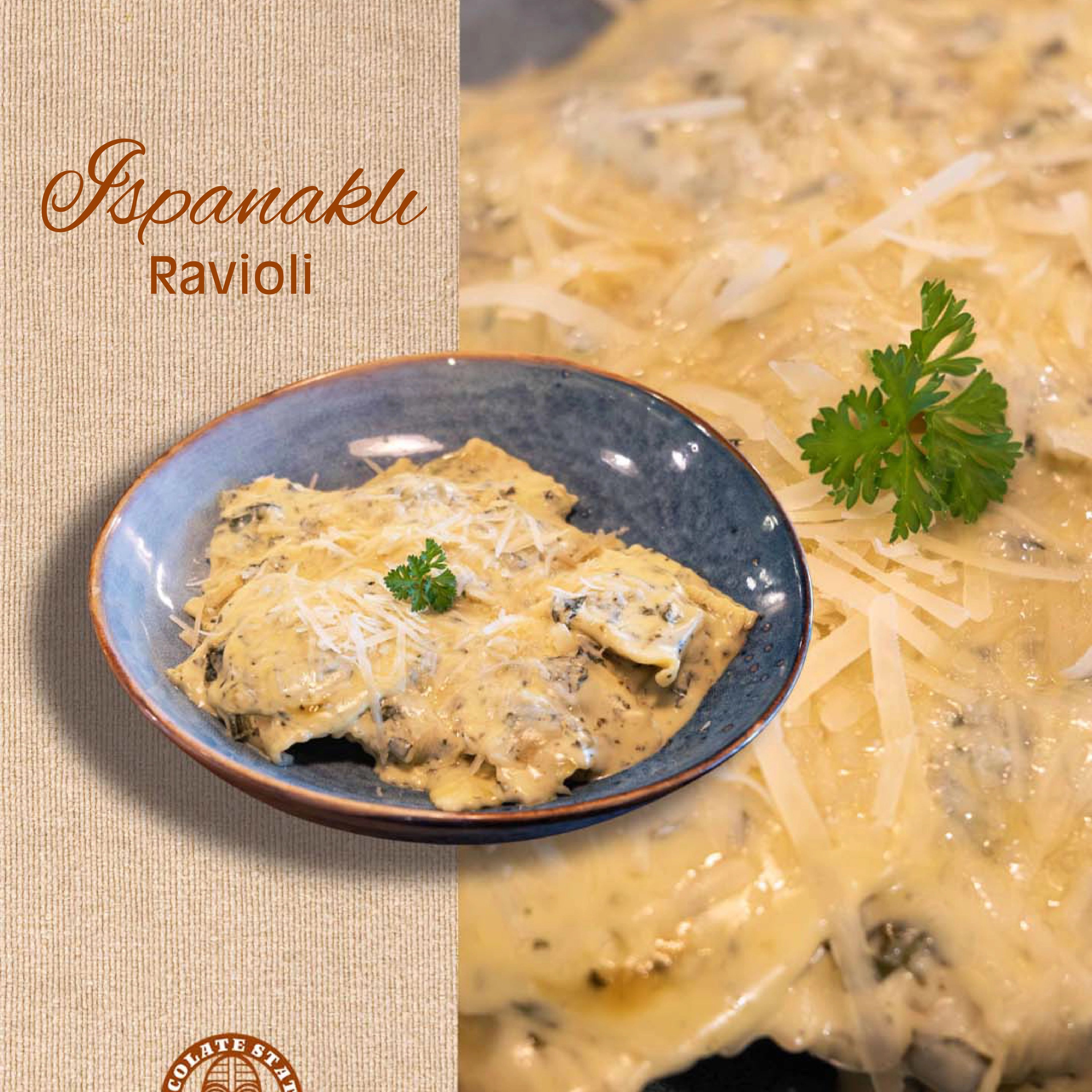 Ispanaklı Ravioli