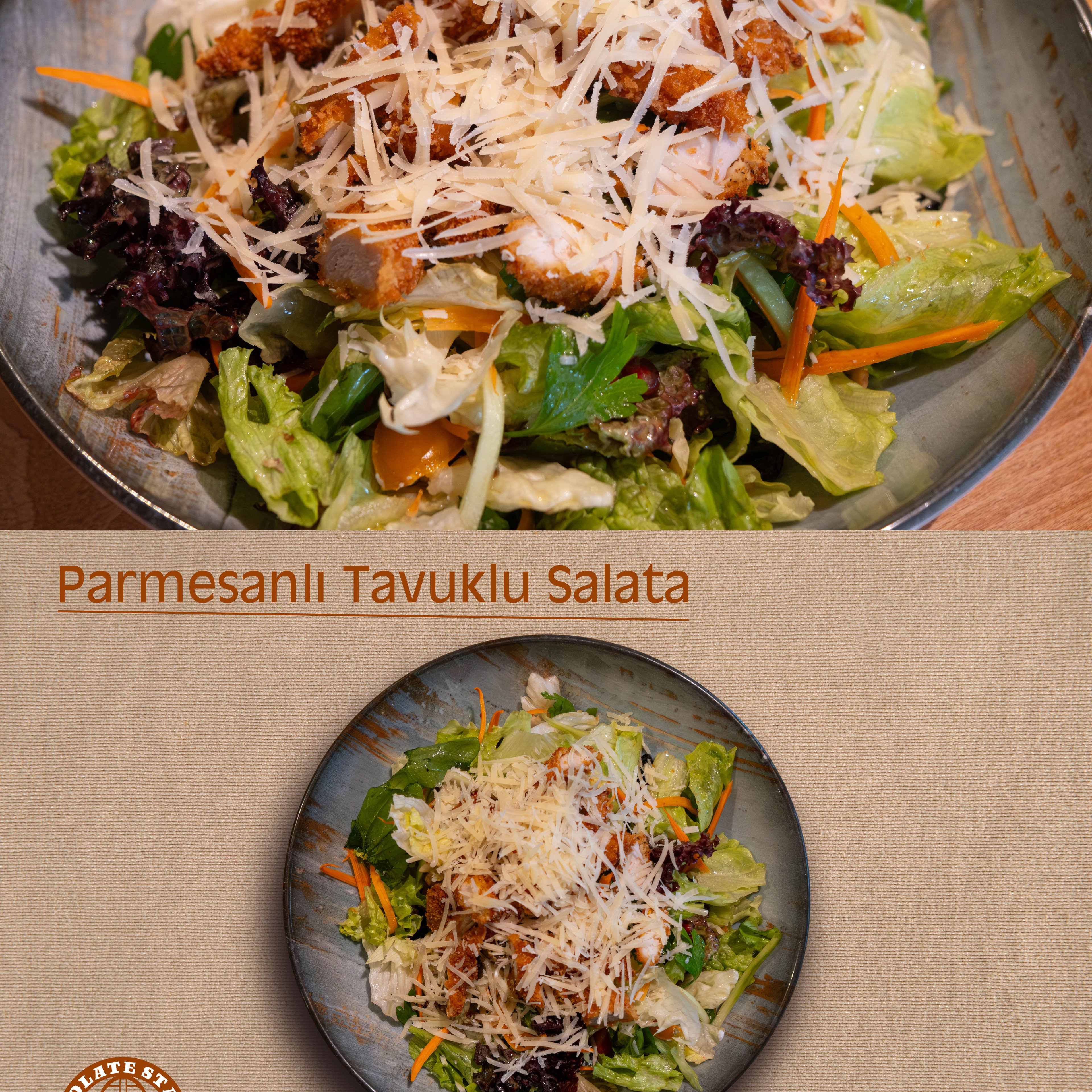Parmesanlı Tavuklu Salata