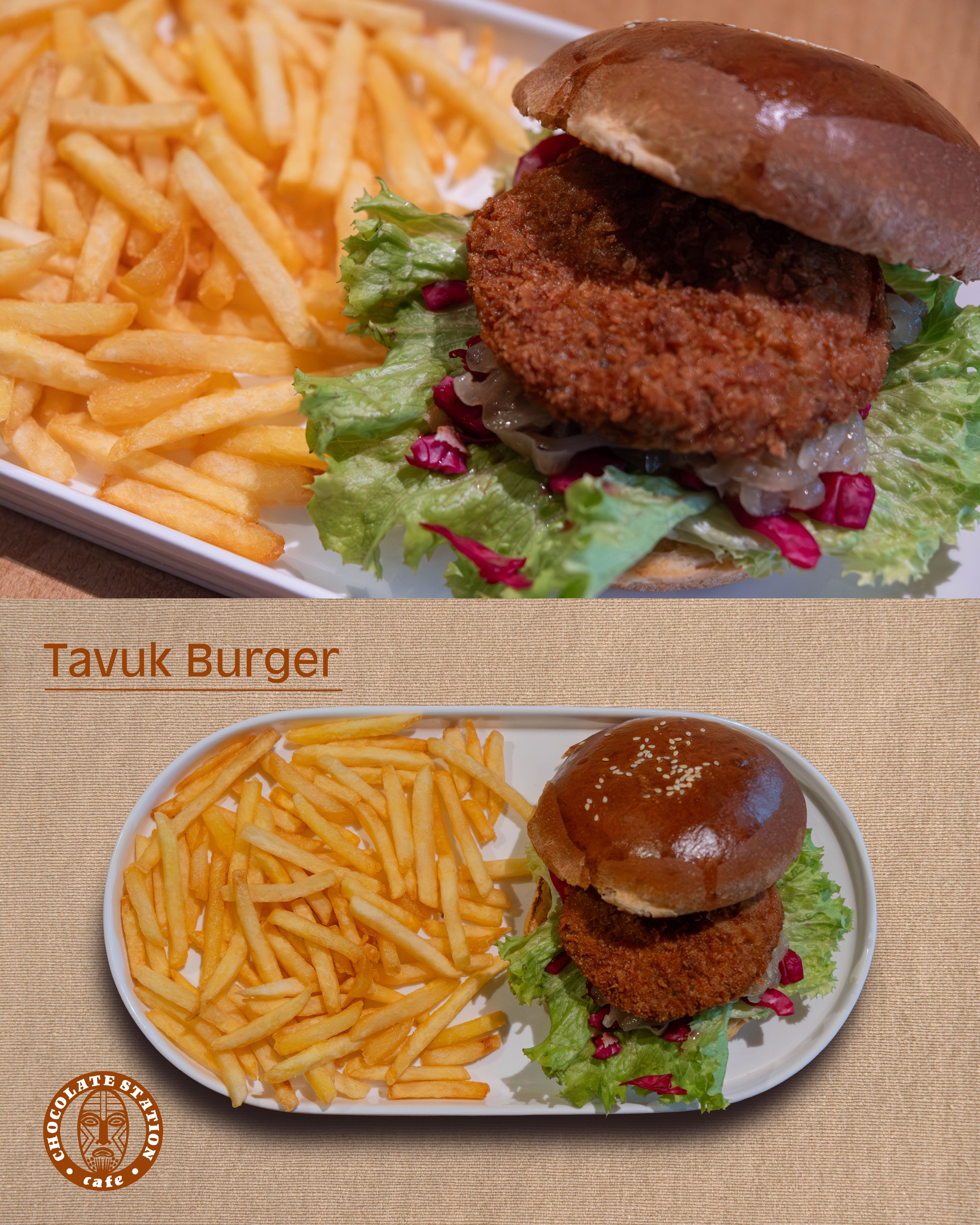 Chicken Burger Menü