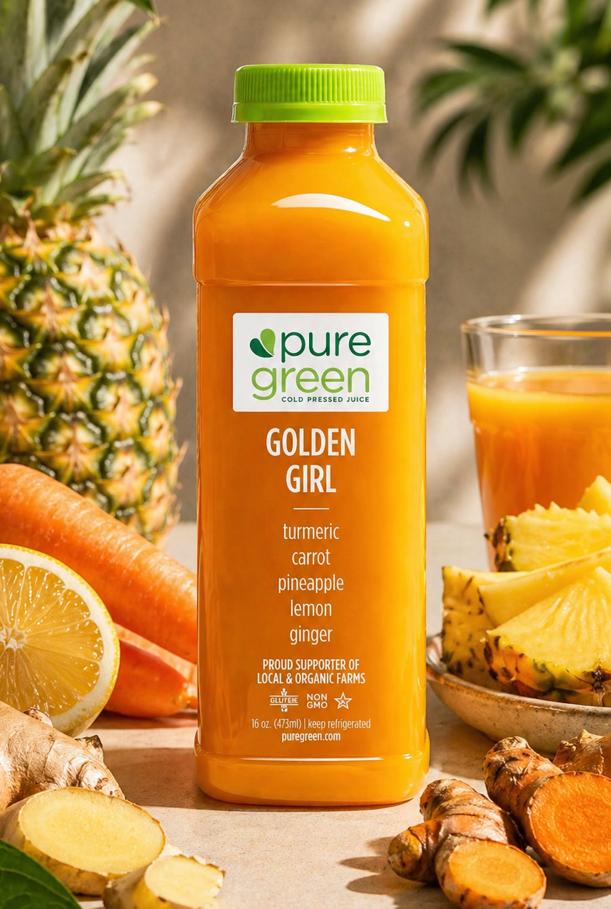 Golden Girl beverage product for LLB Food Distribution