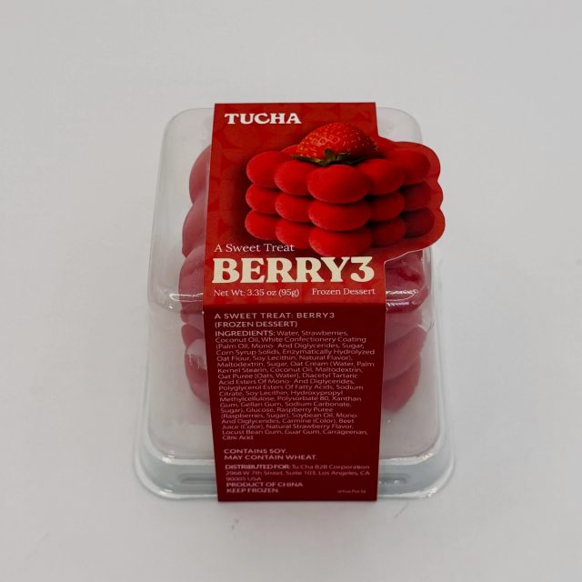 Tu Cha Berry3 frozen dessert package
