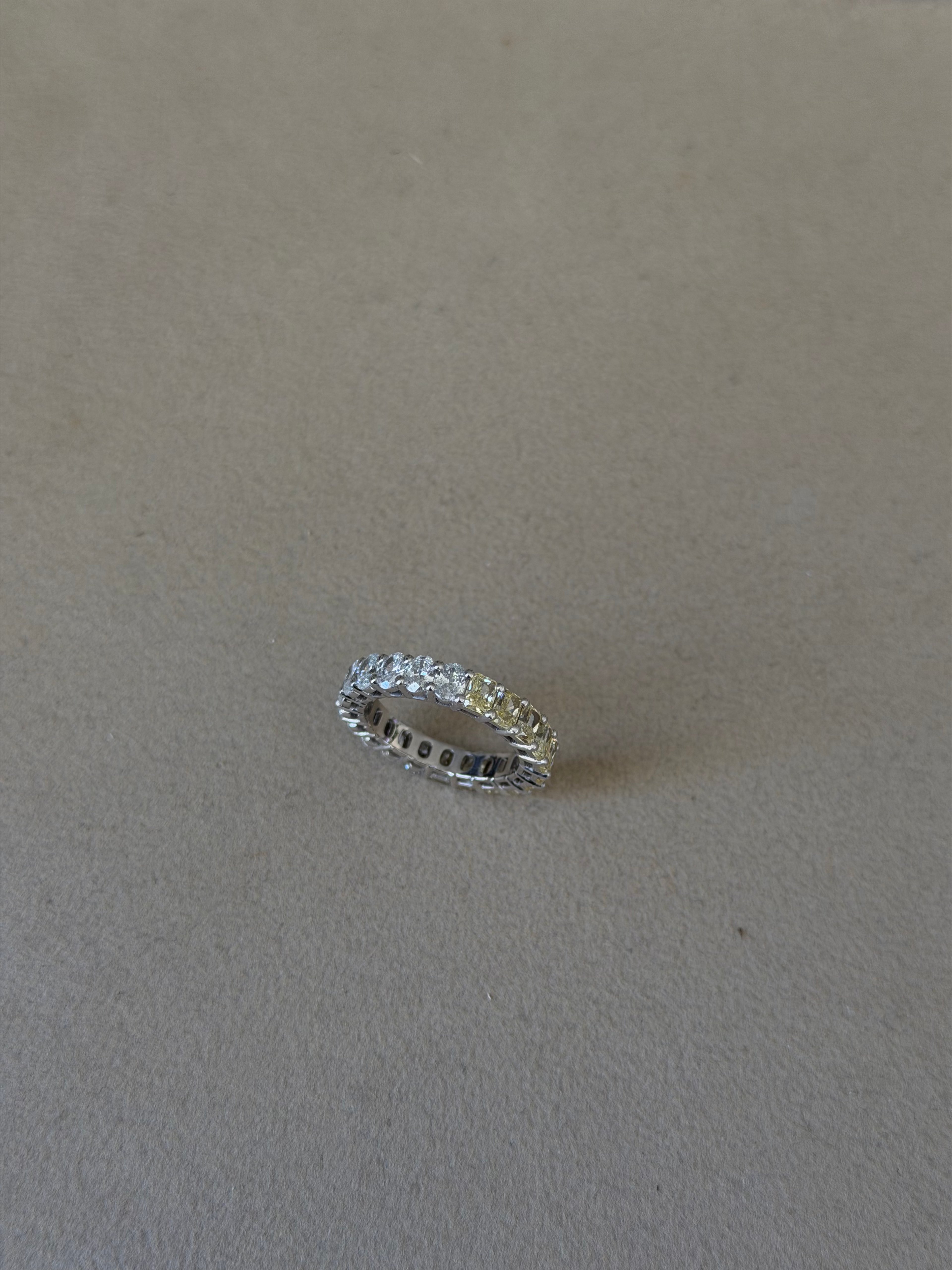 Half & Half Eternity Ring