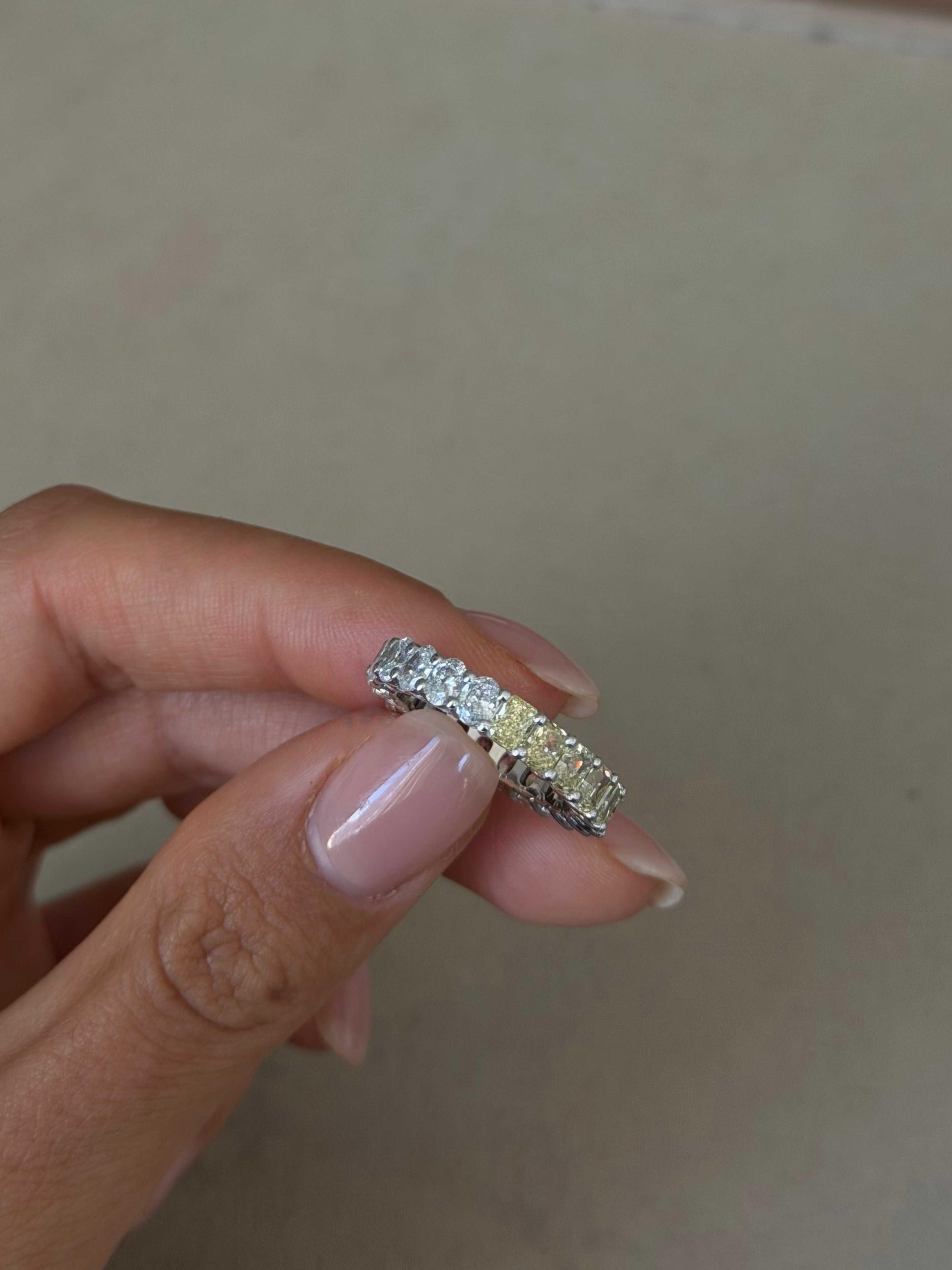 Half & Half Eternity Ring