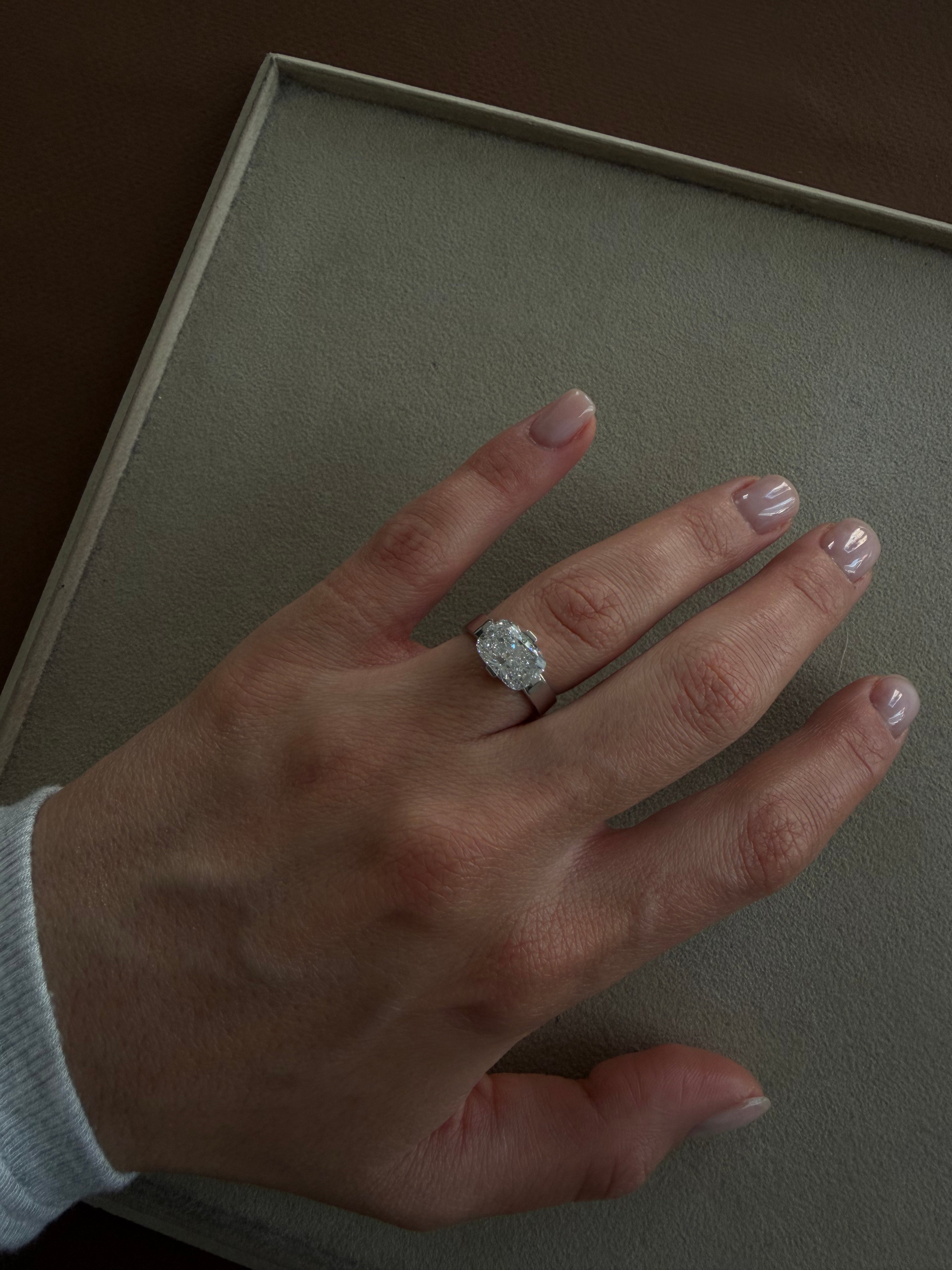 Gallery Cushion Ring