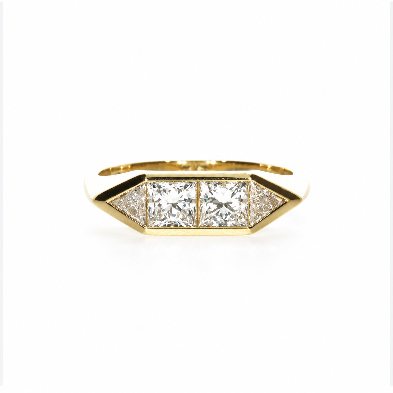 Princess & Trillion Ring