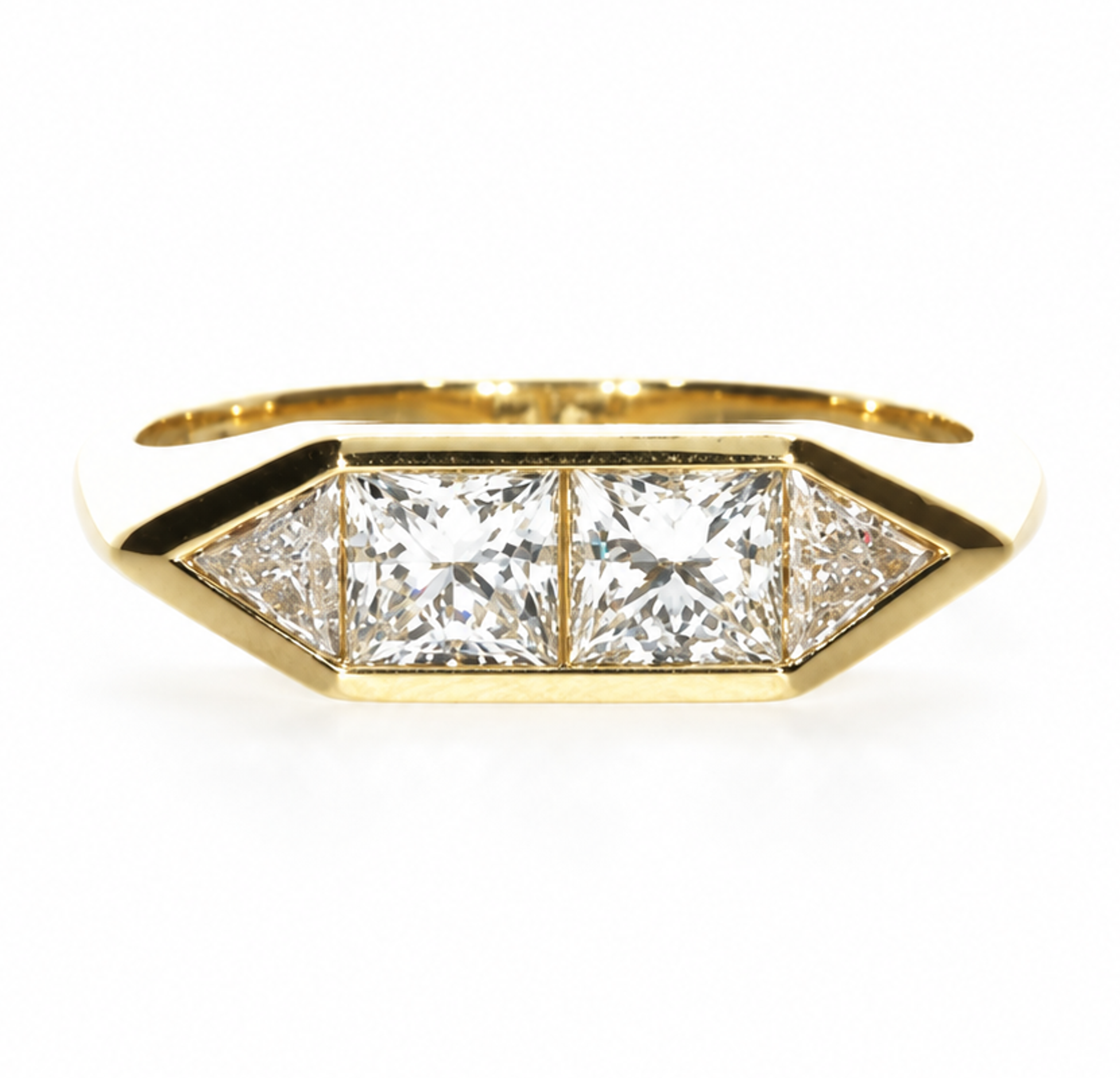 Princess & Trillion Ring