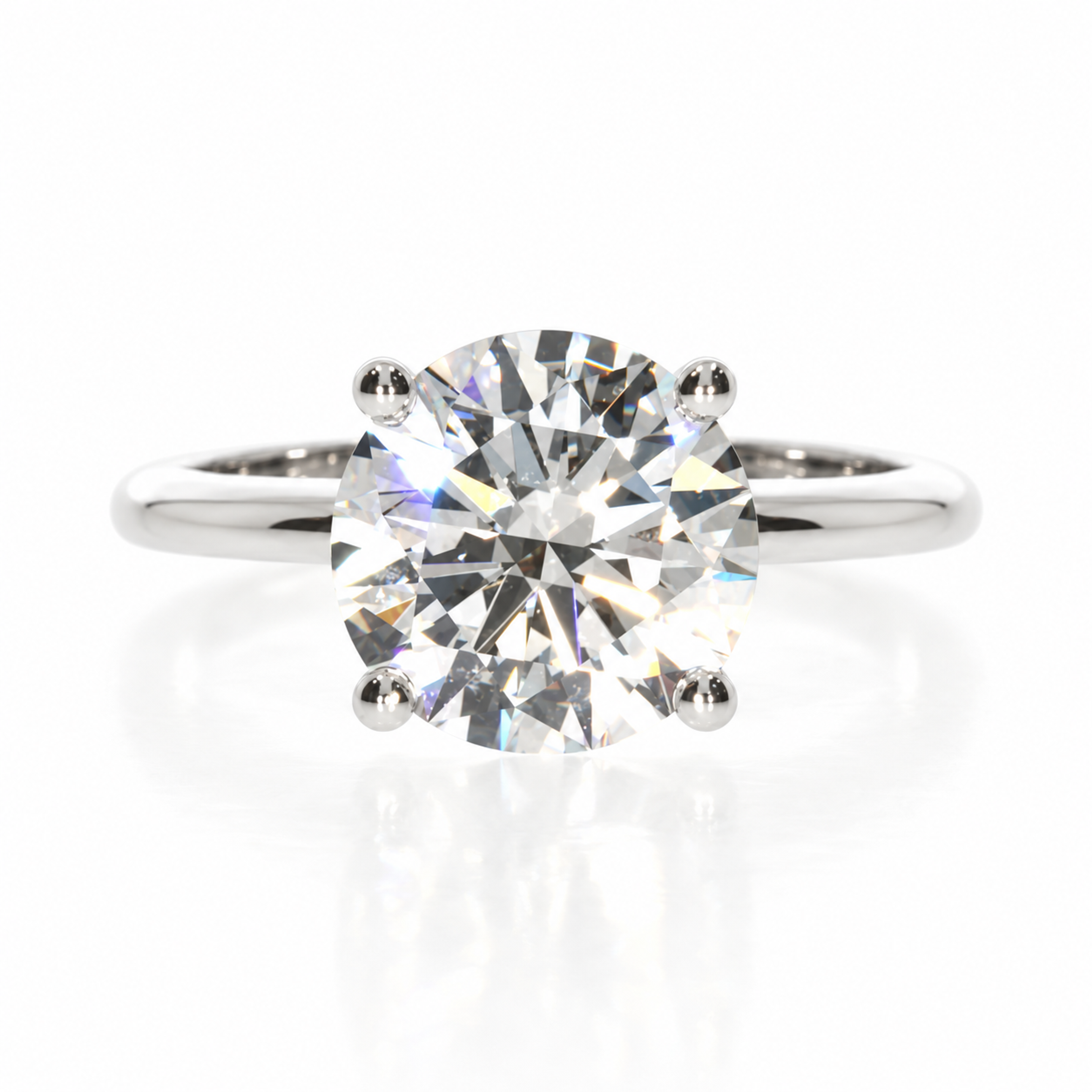 Round Solitaire Ring