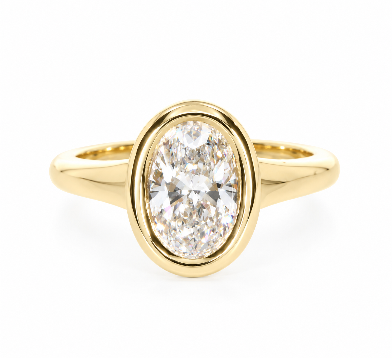 Oval Signet Bezel Ring