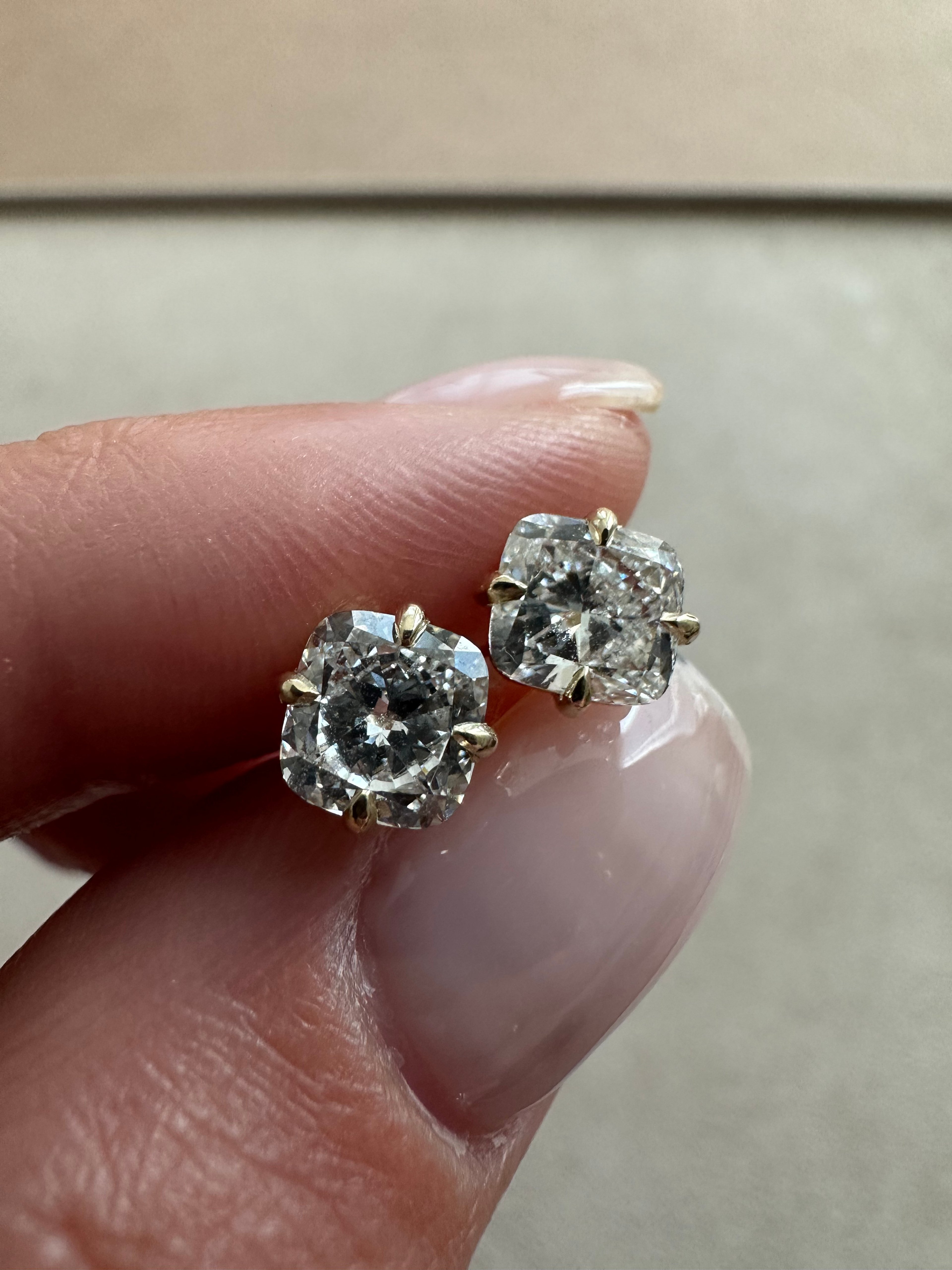 Square Cushion Earrings