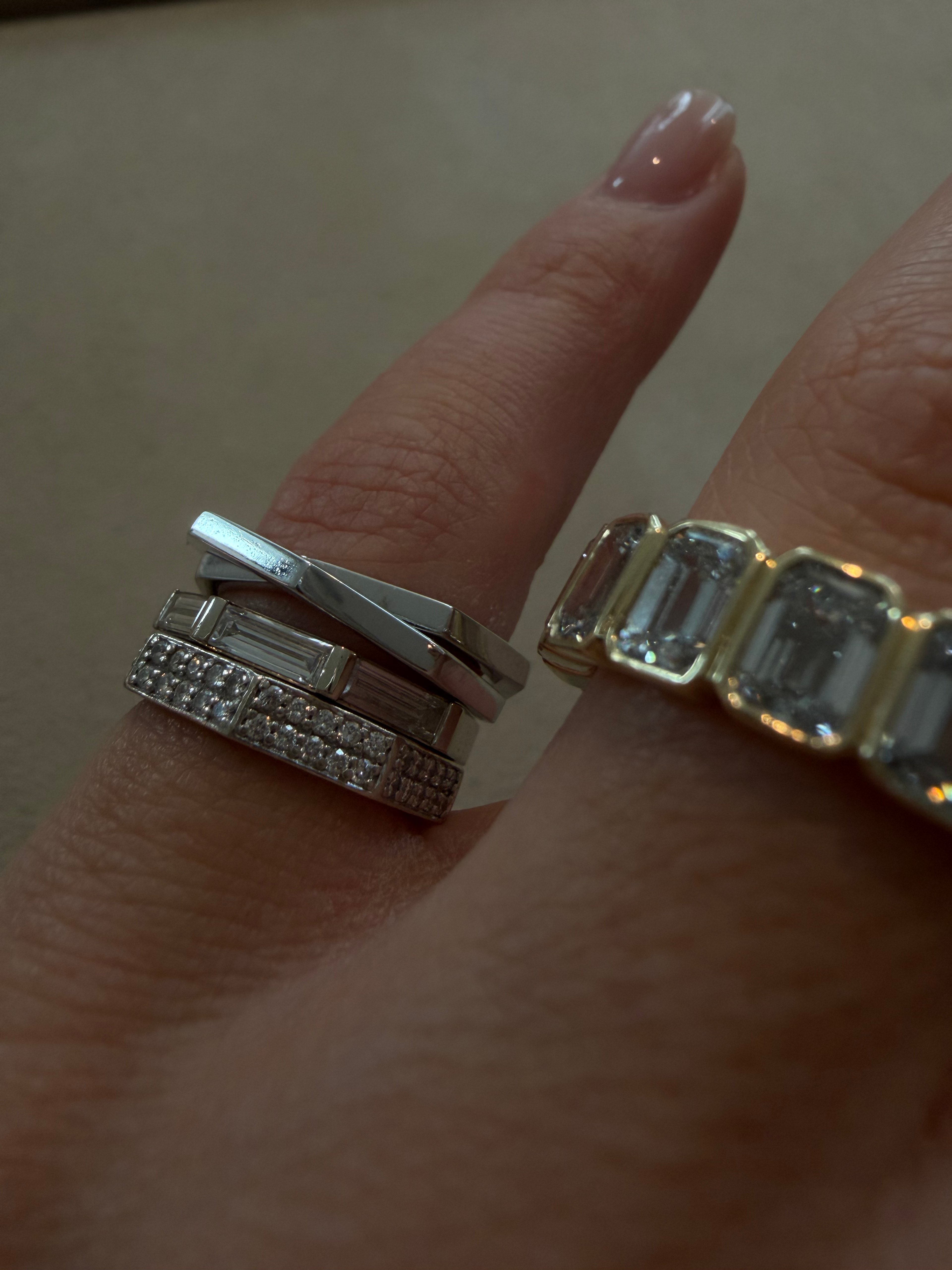 Pavé boreg Ring