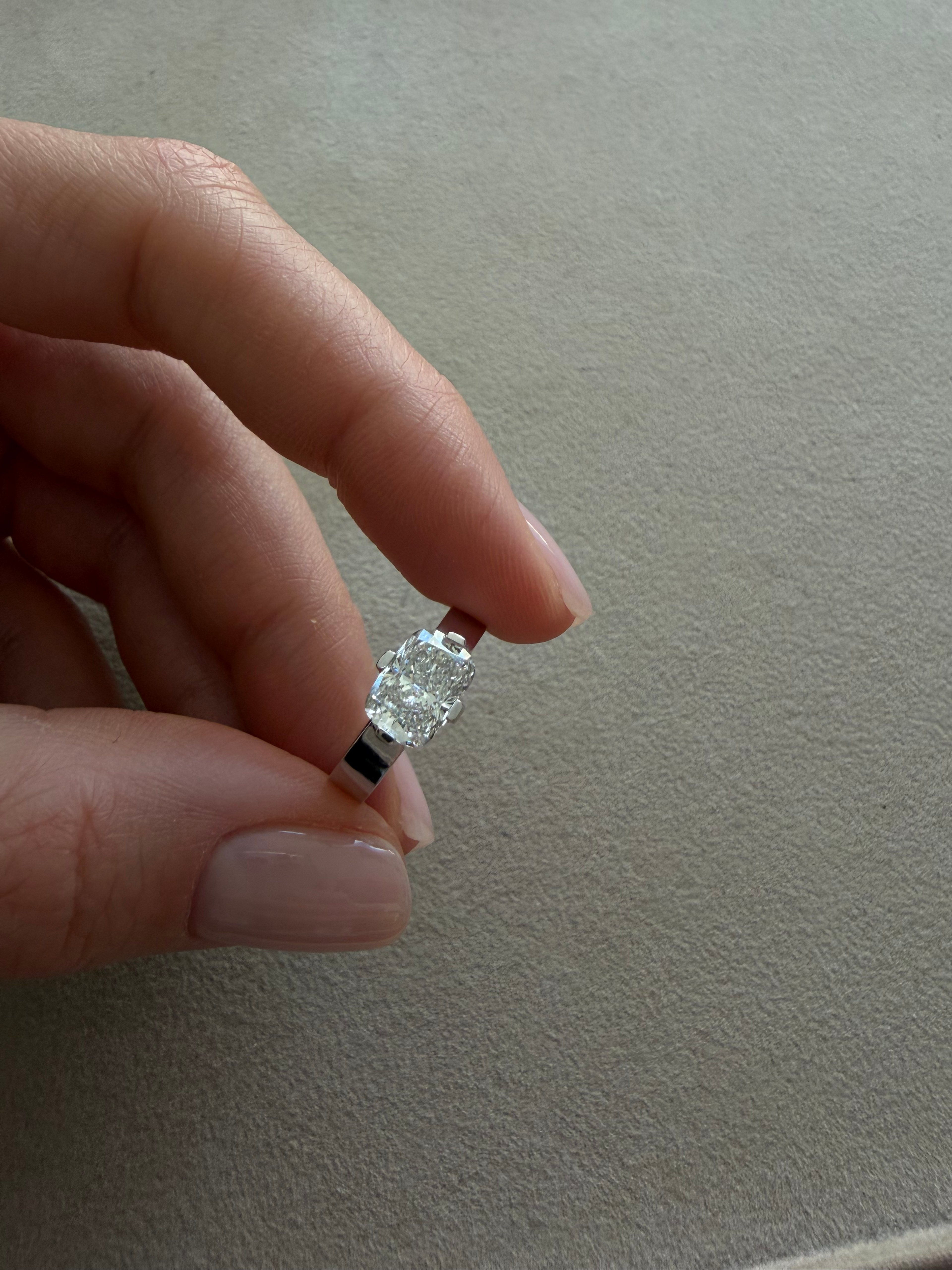 Gallery Cushion Ring