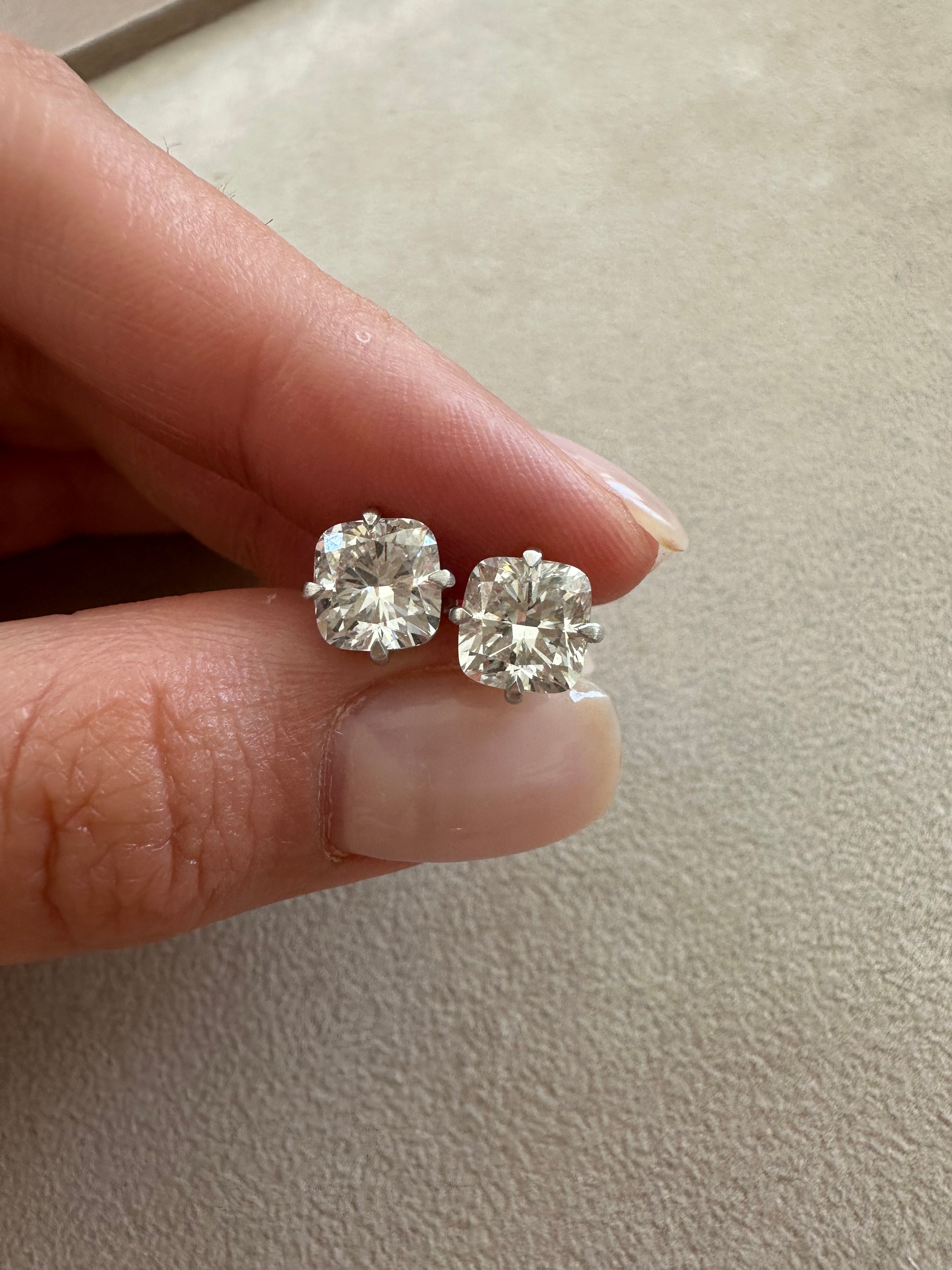 Square Cushion Earrings