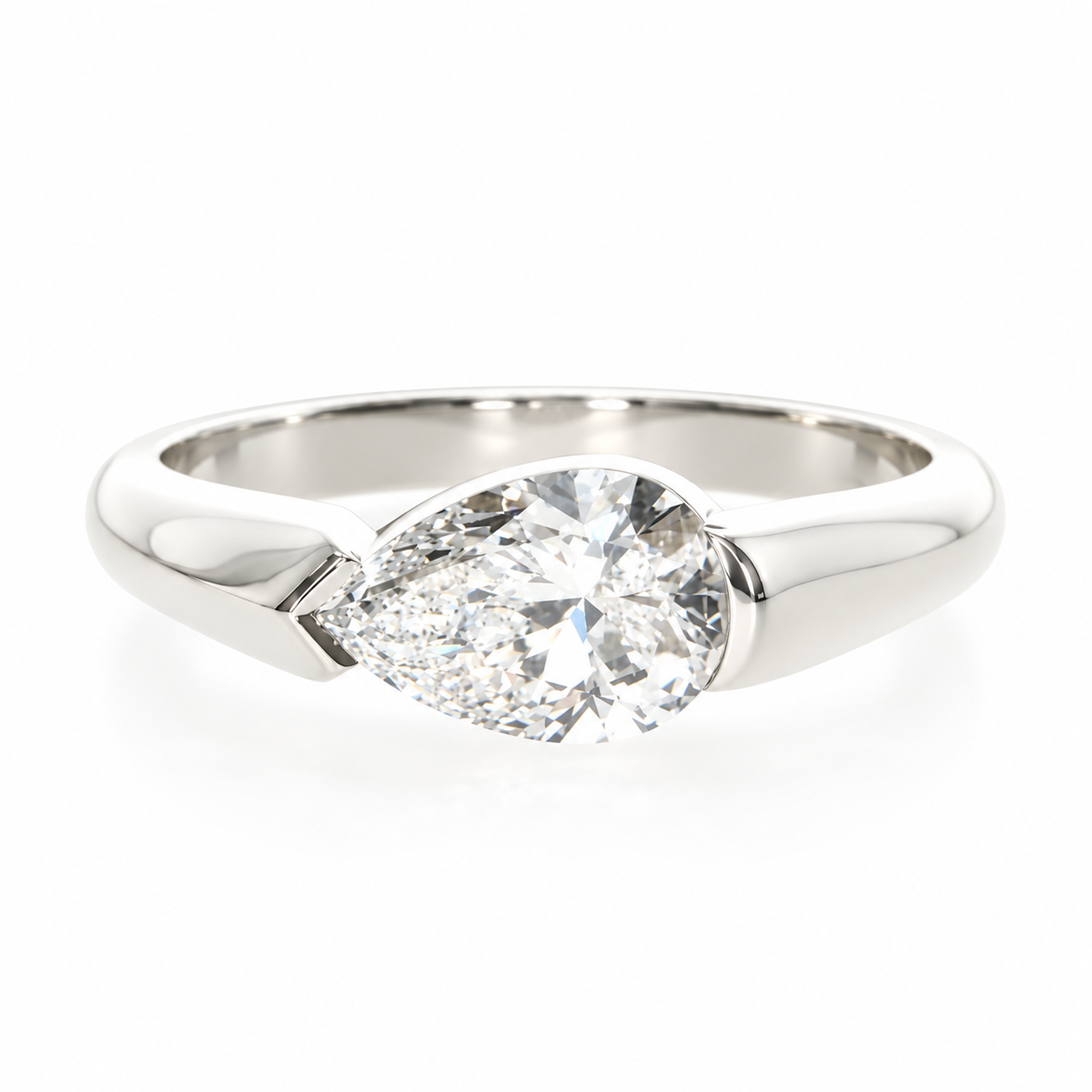 East-West Pear Ring