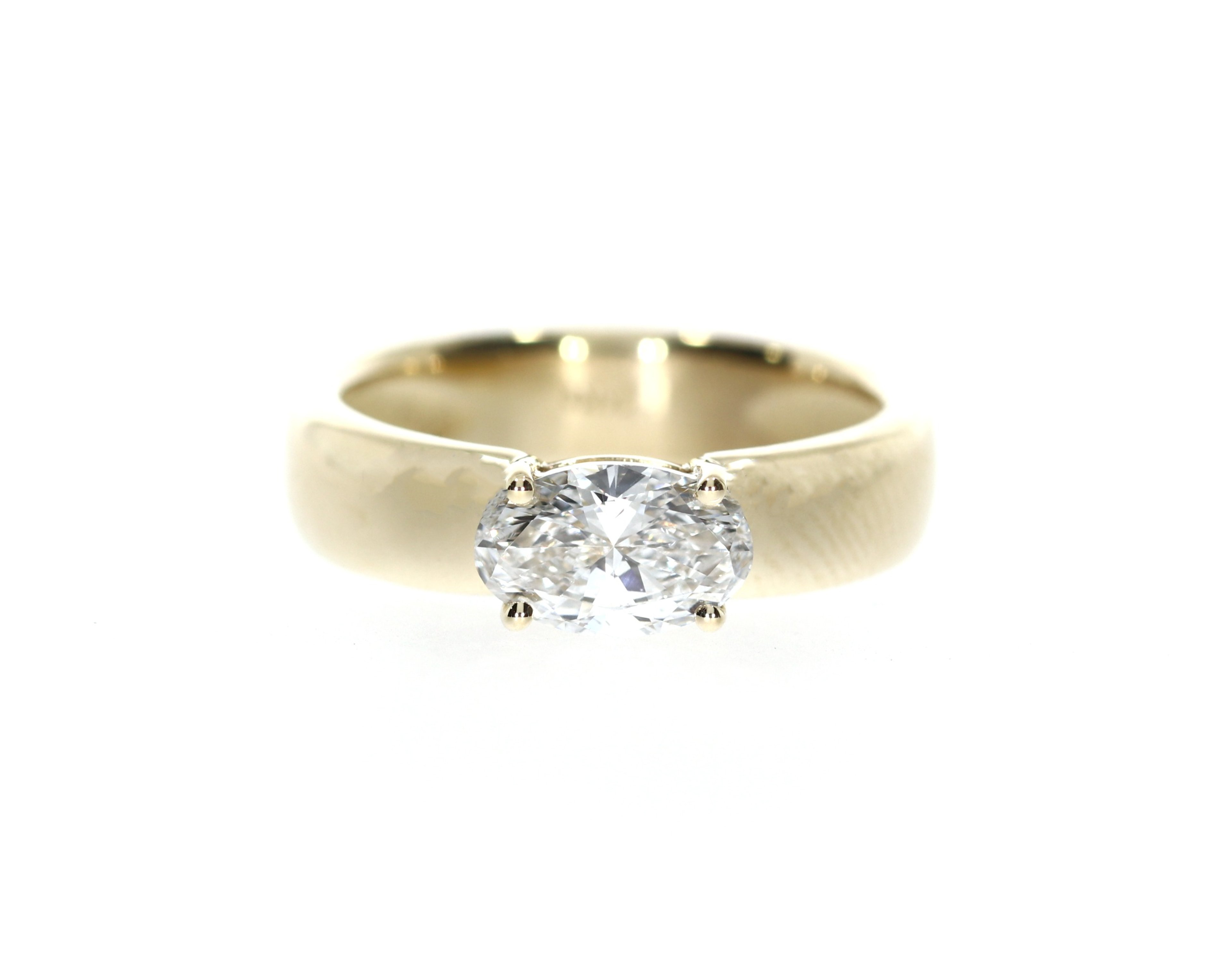 East-West Oval Signet Ring