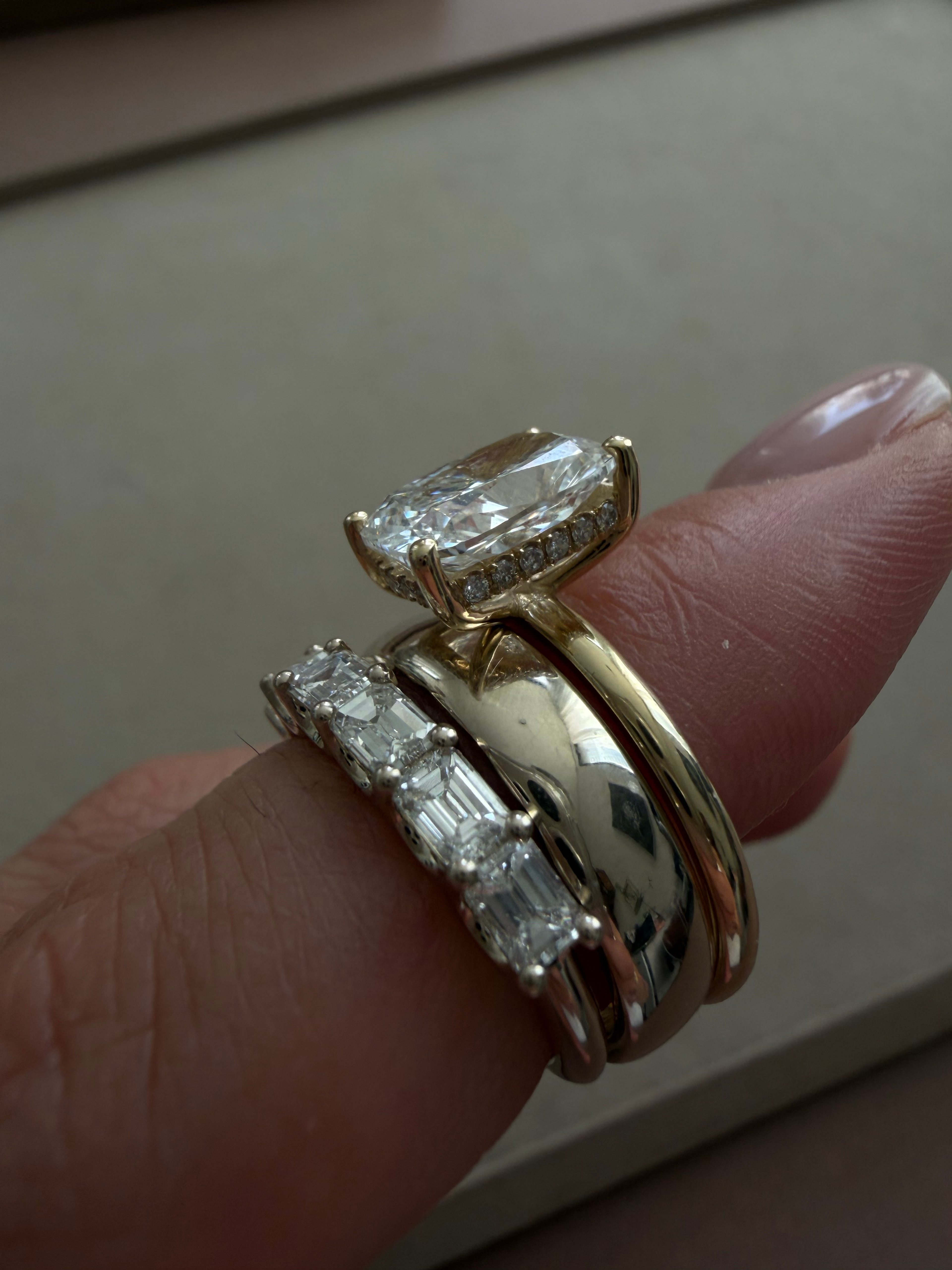 Prong Cushion Ring