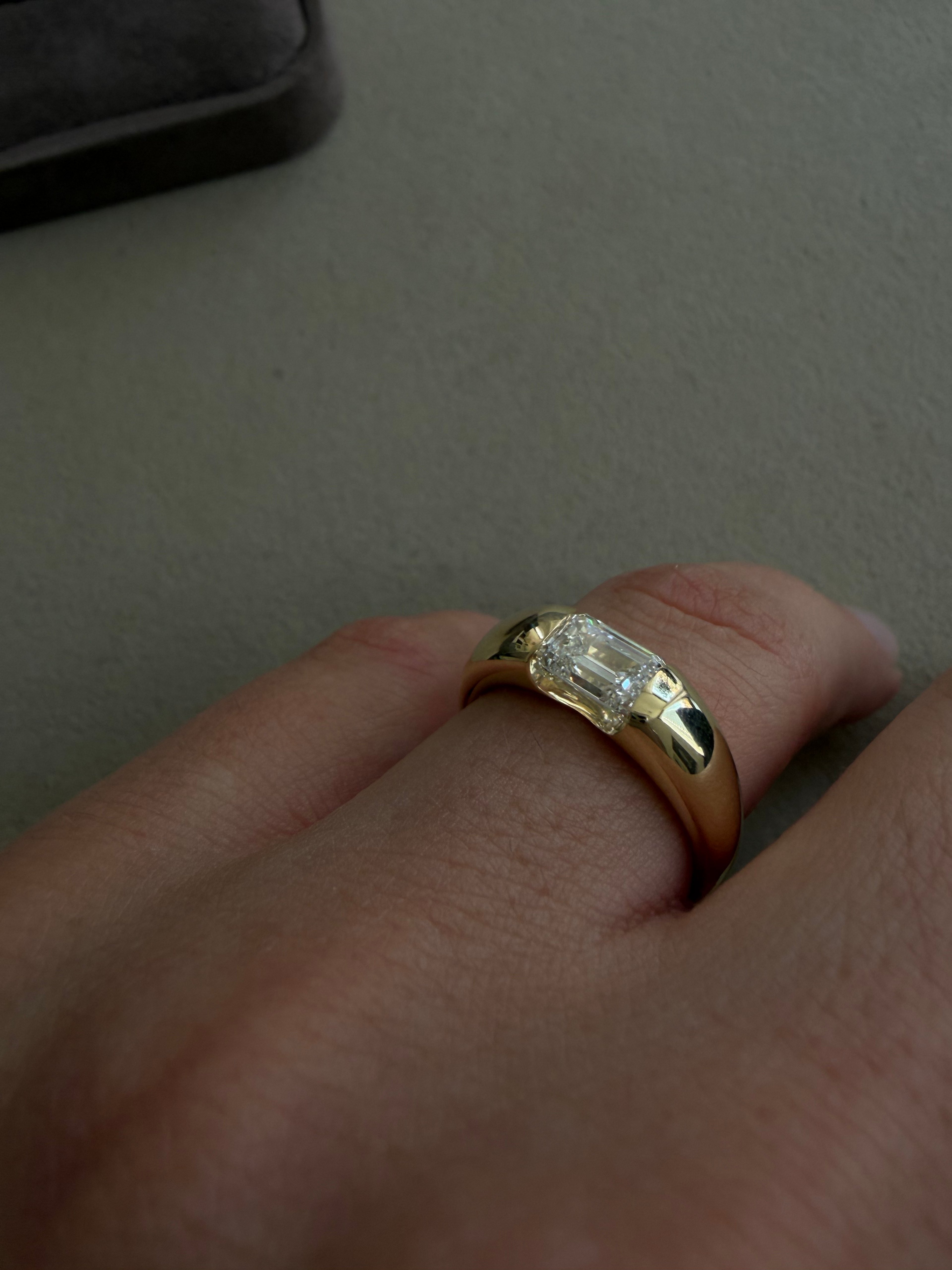 Emerald Dome Ring
