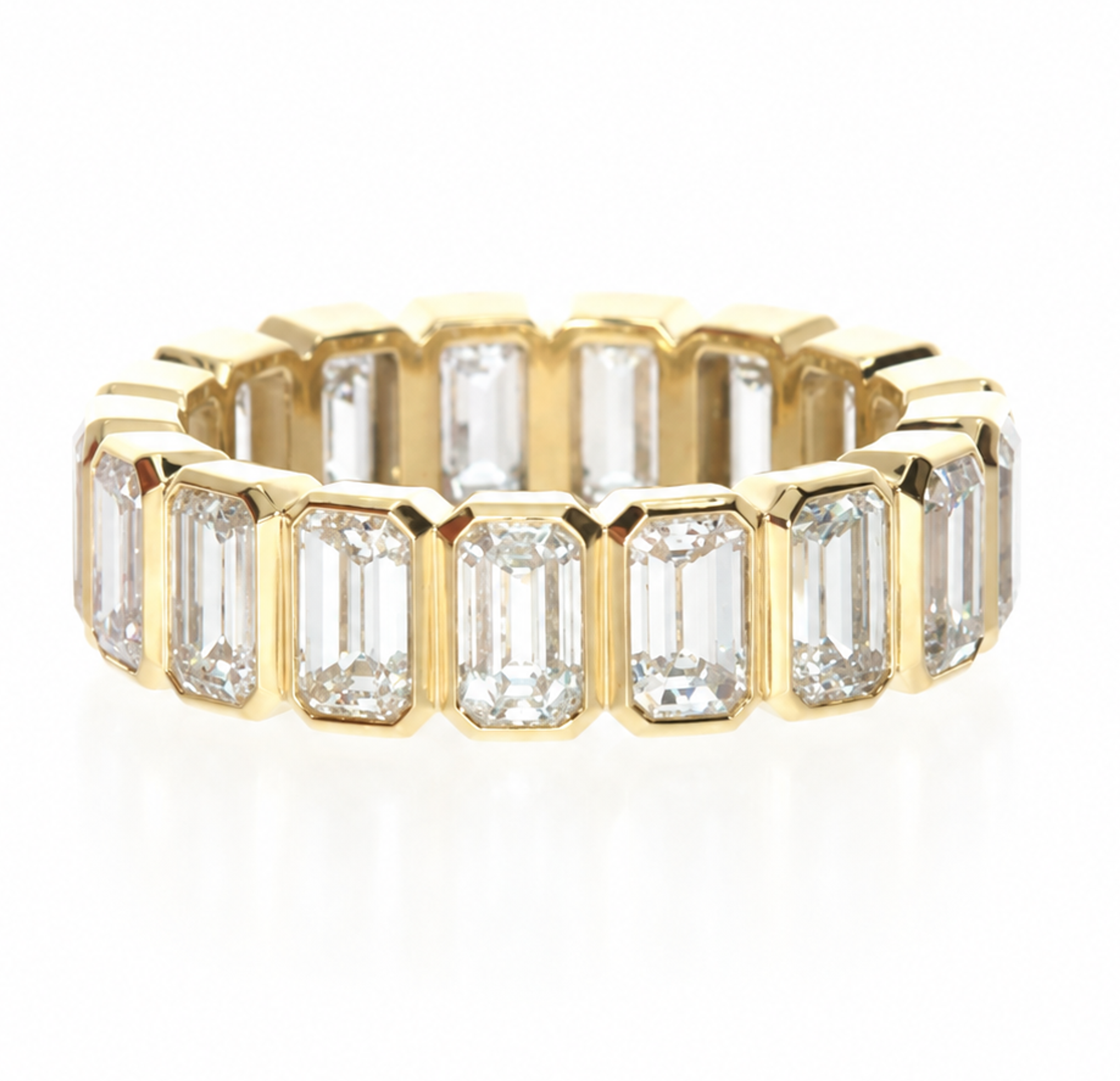 Emerald Bezel Band