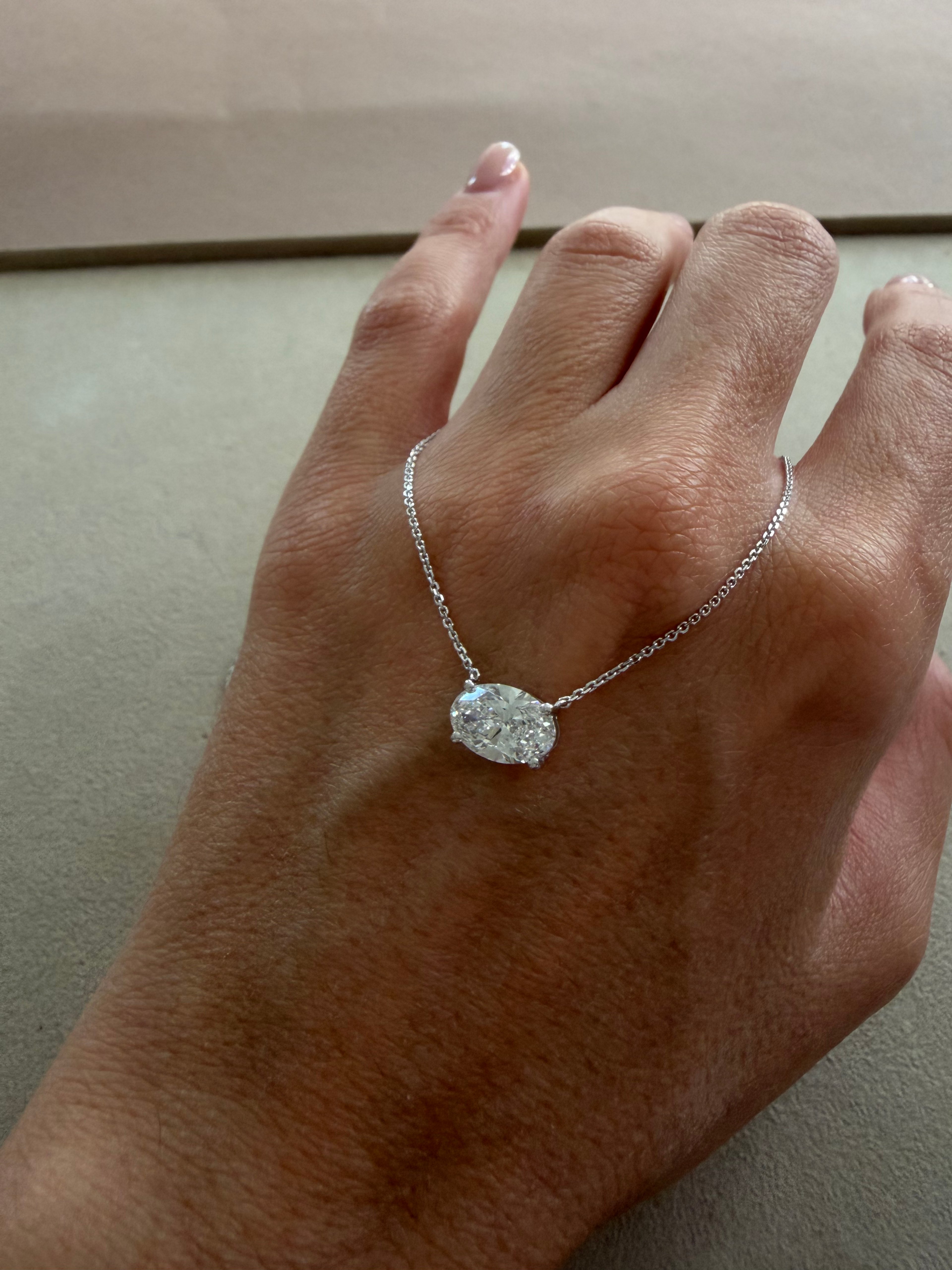 East-West Oval Necklace