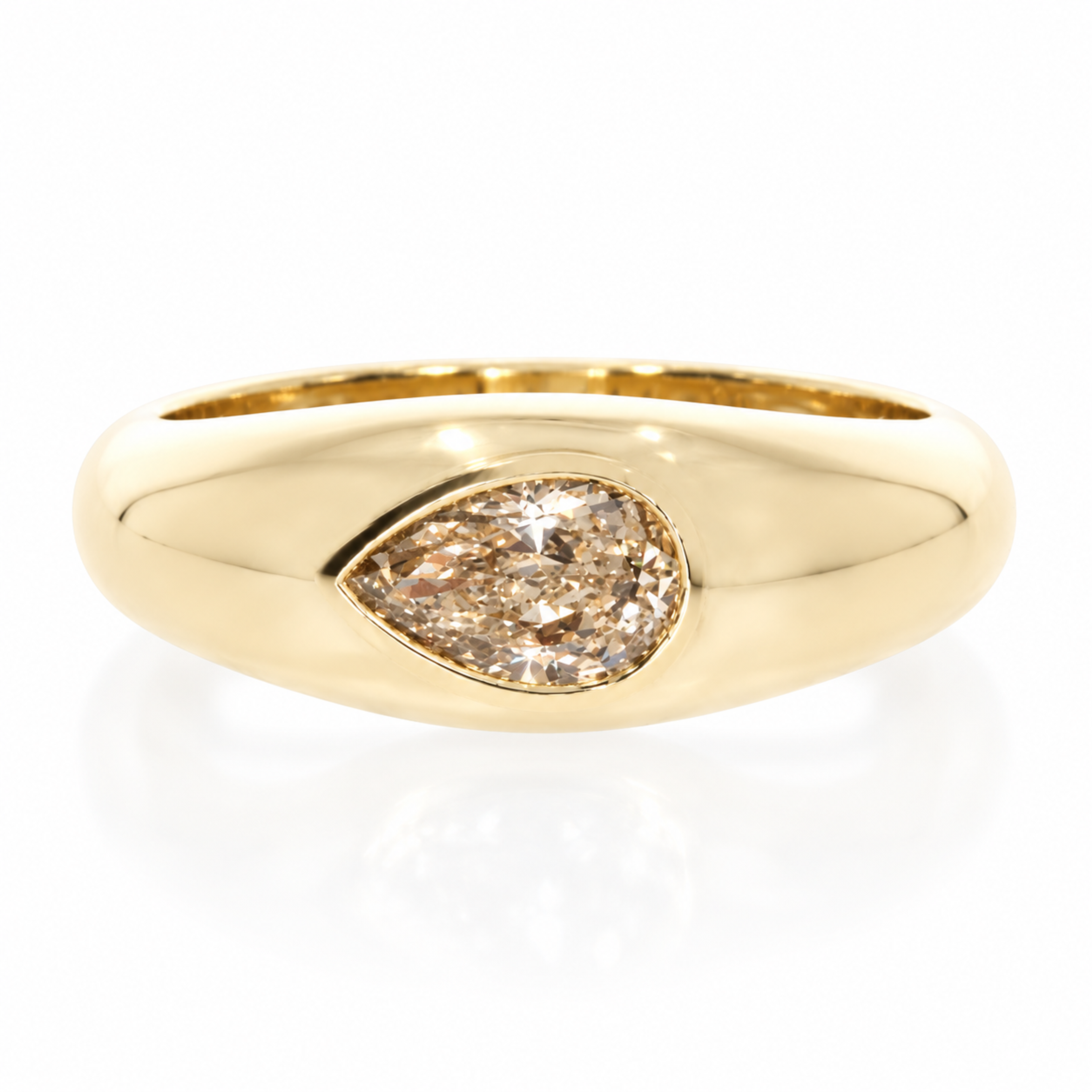Pear Bezel Band