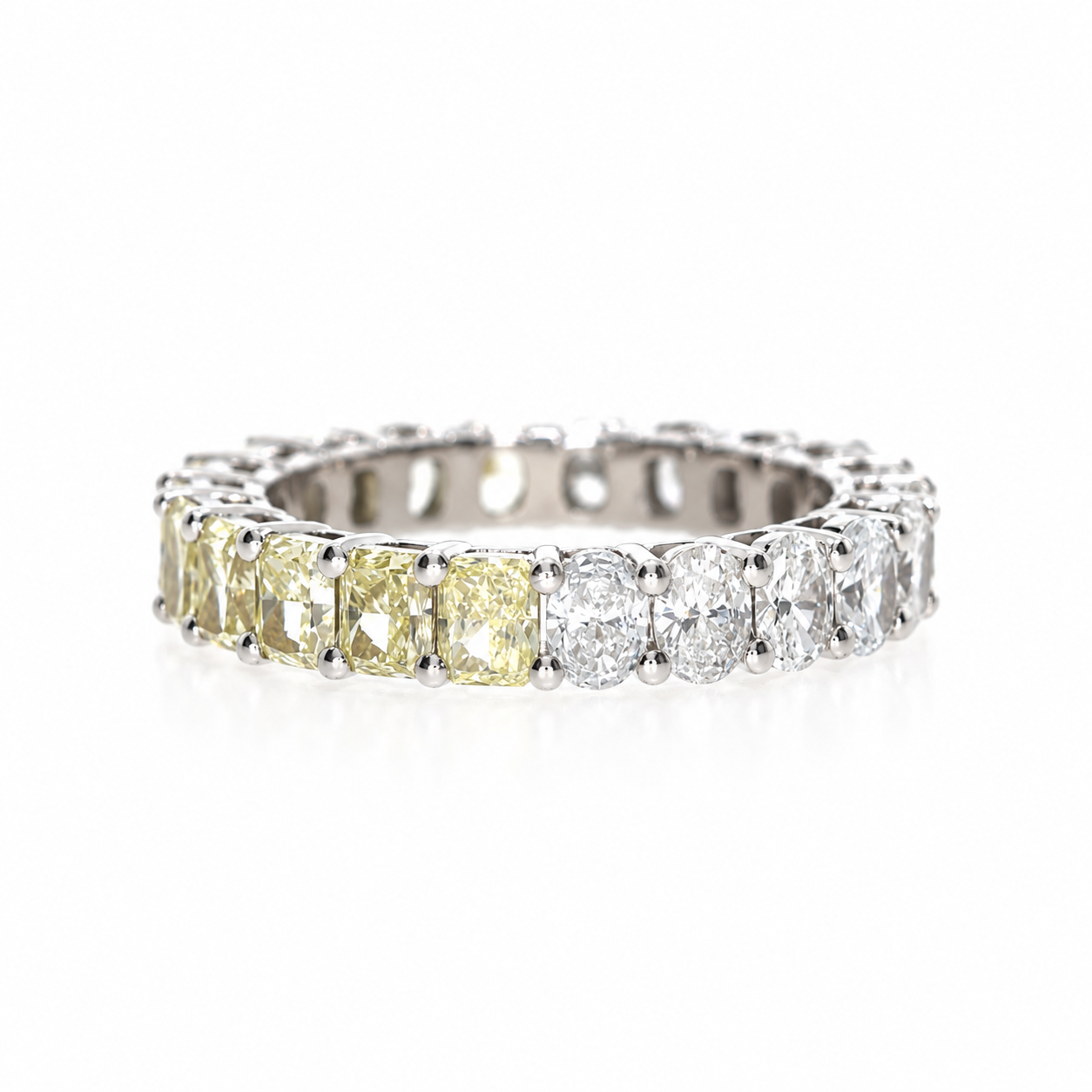 Half & Half Eternity Ring