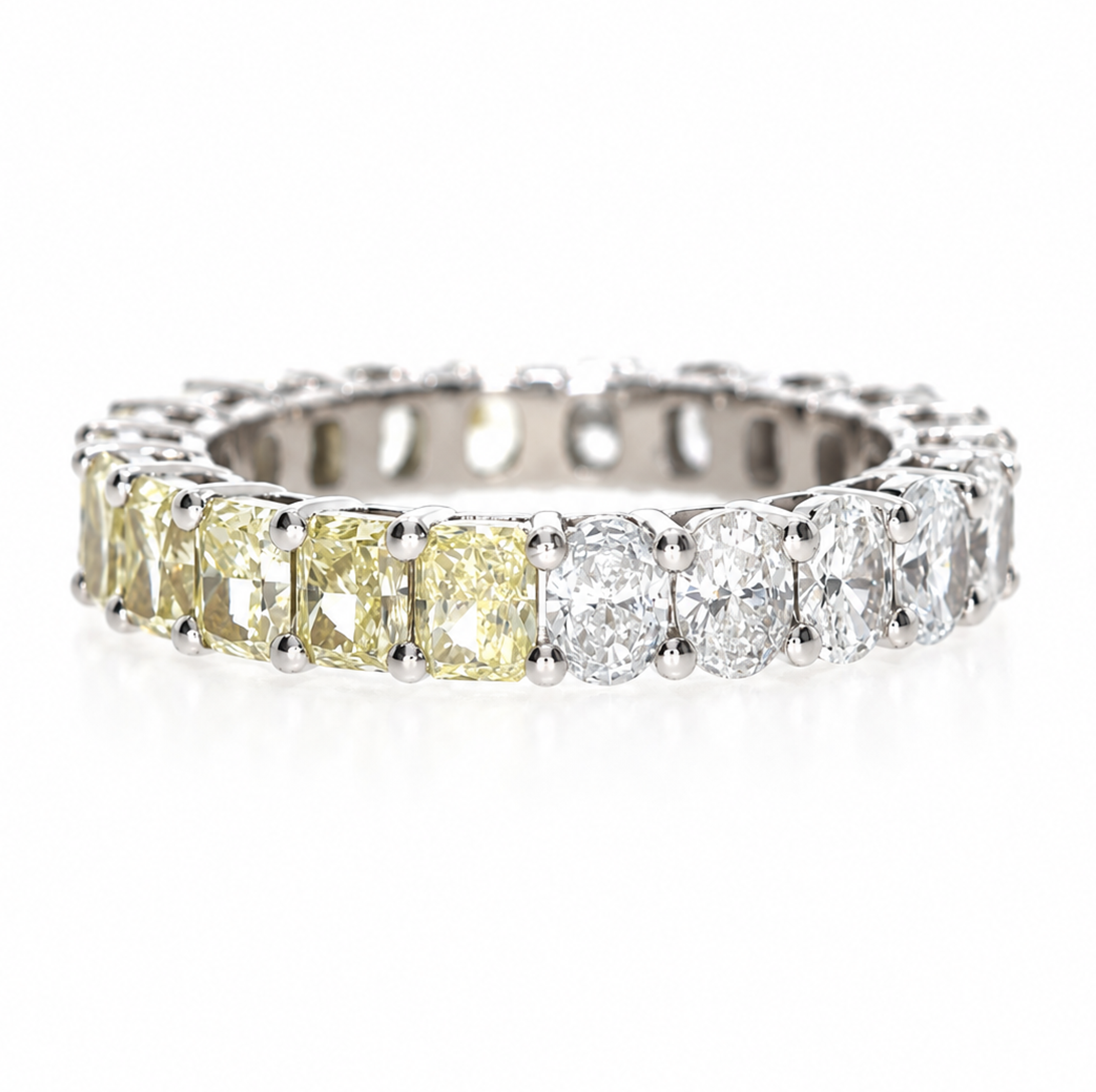 Half & Half Eternity Ring