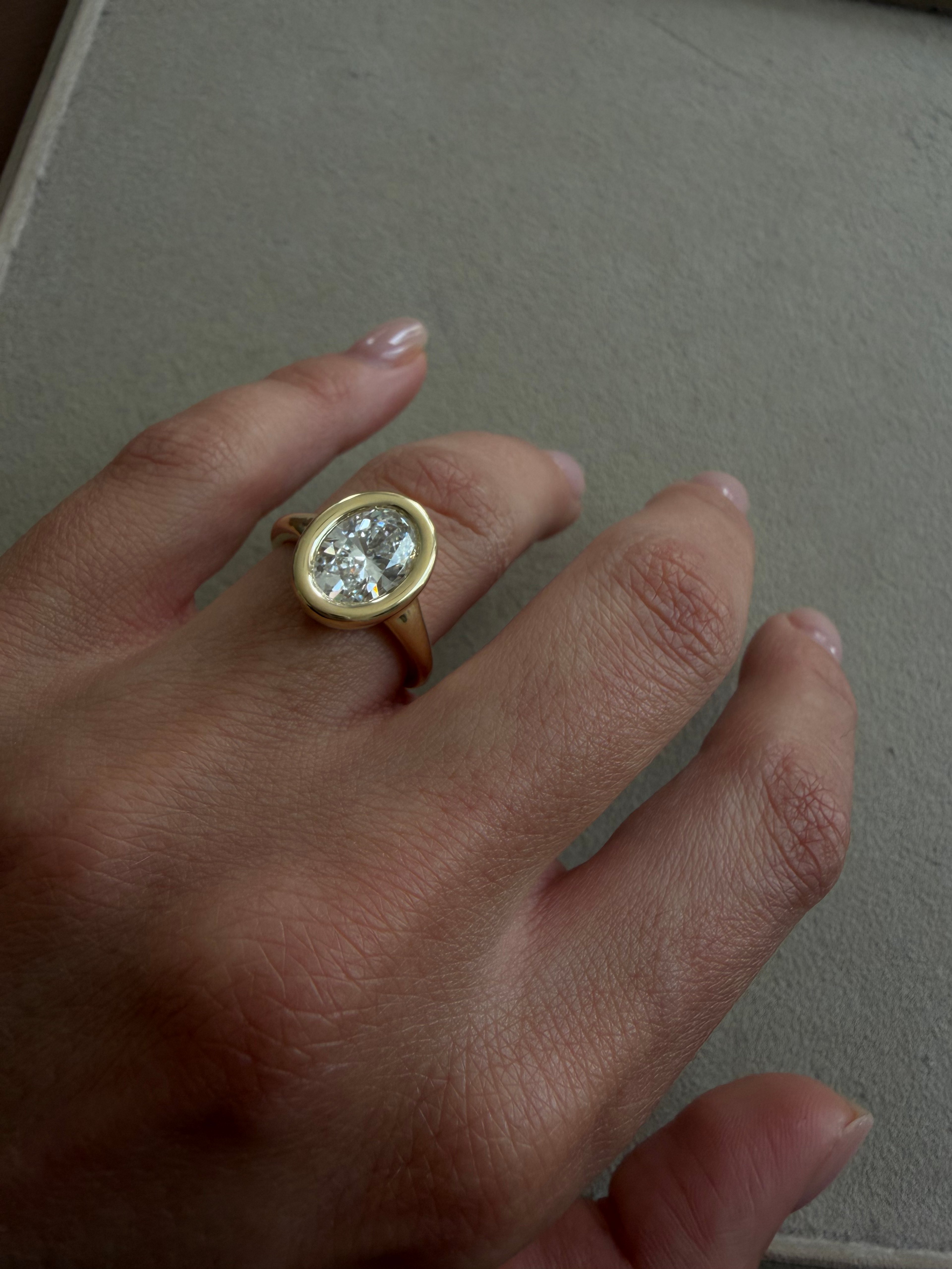Oval Signet Bezel Ring