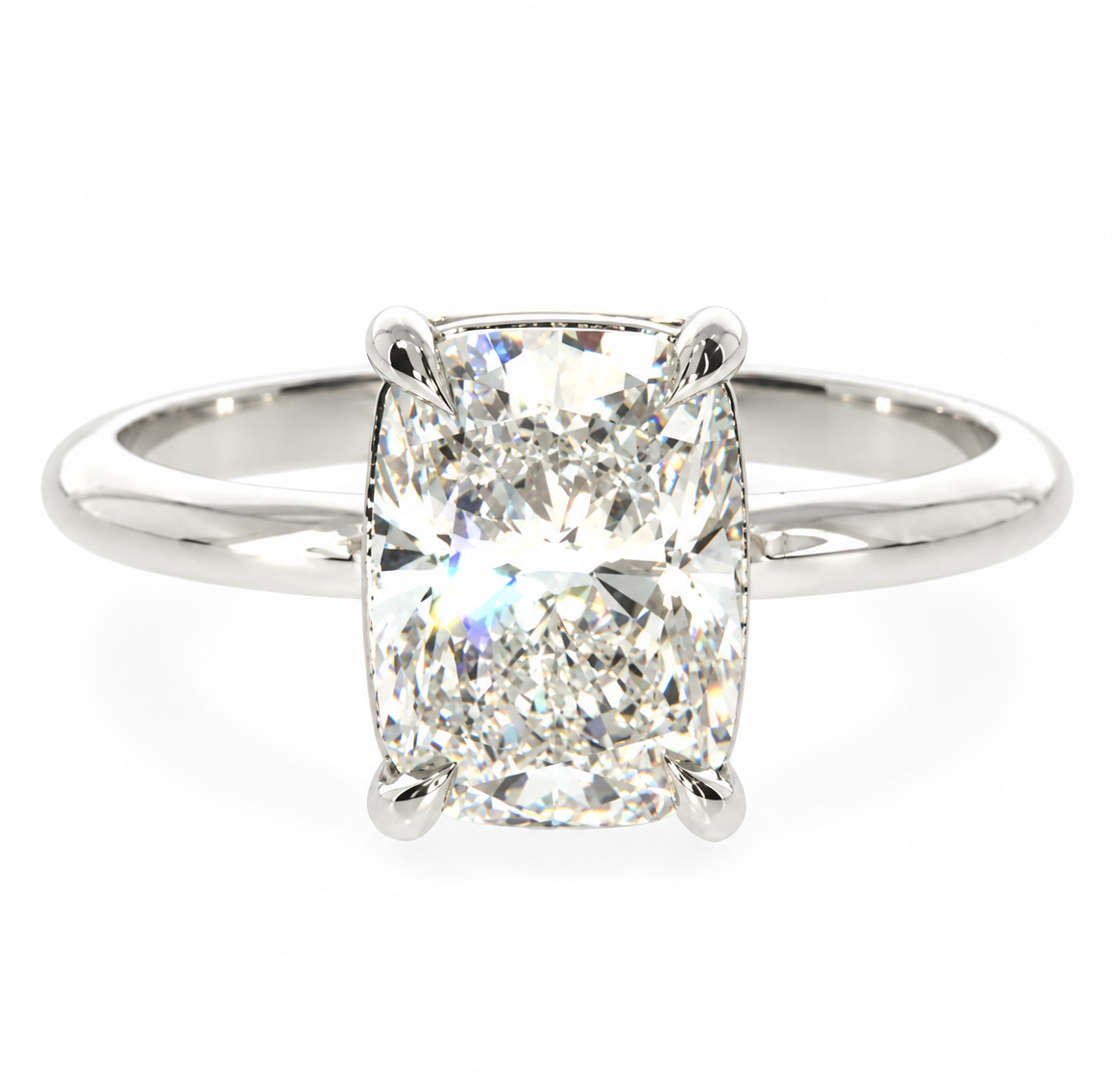 Prong Cushion Ring