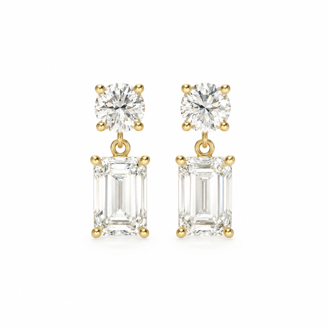 Emerald Drop Earrings