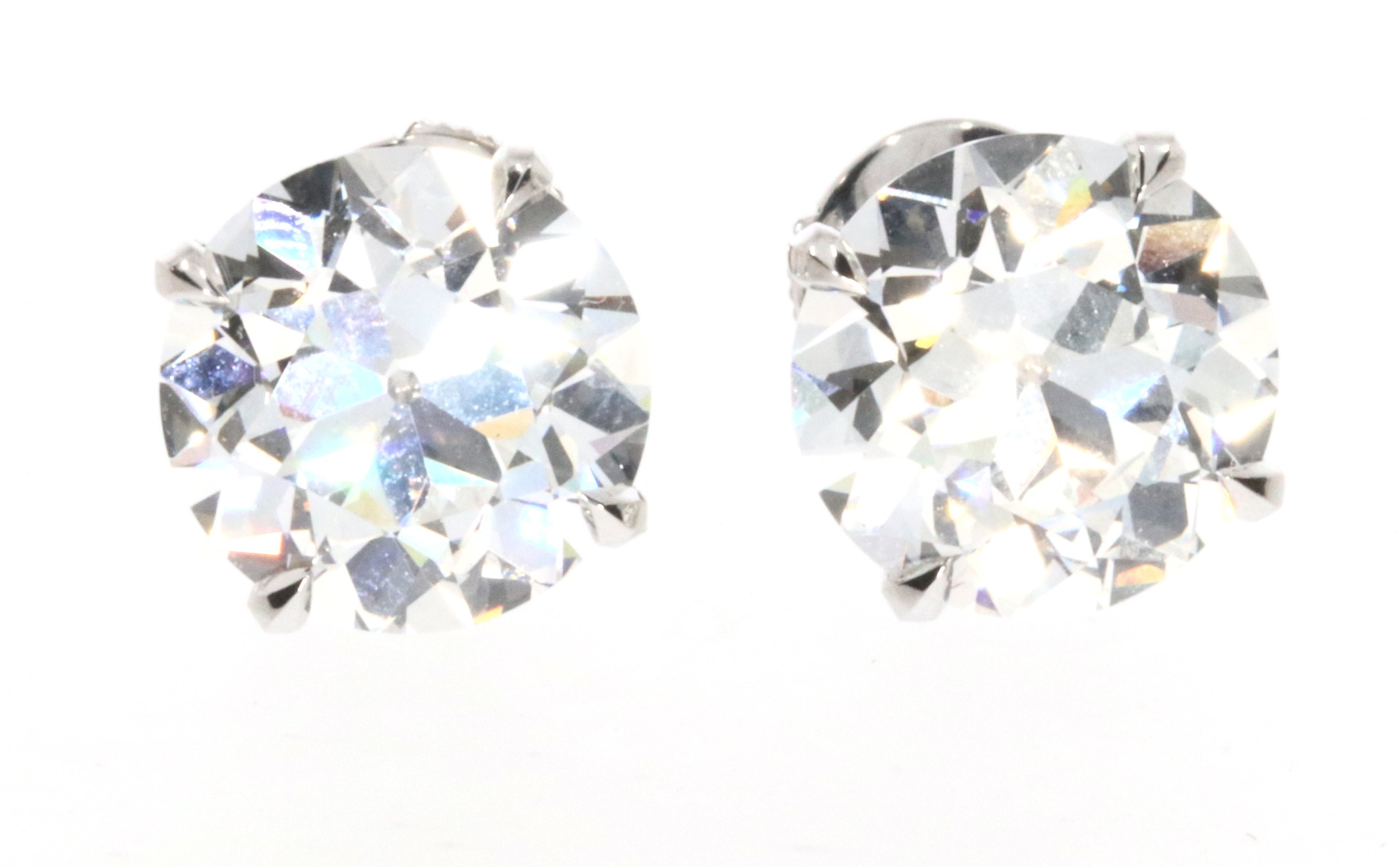 Old Cut Round Earrings